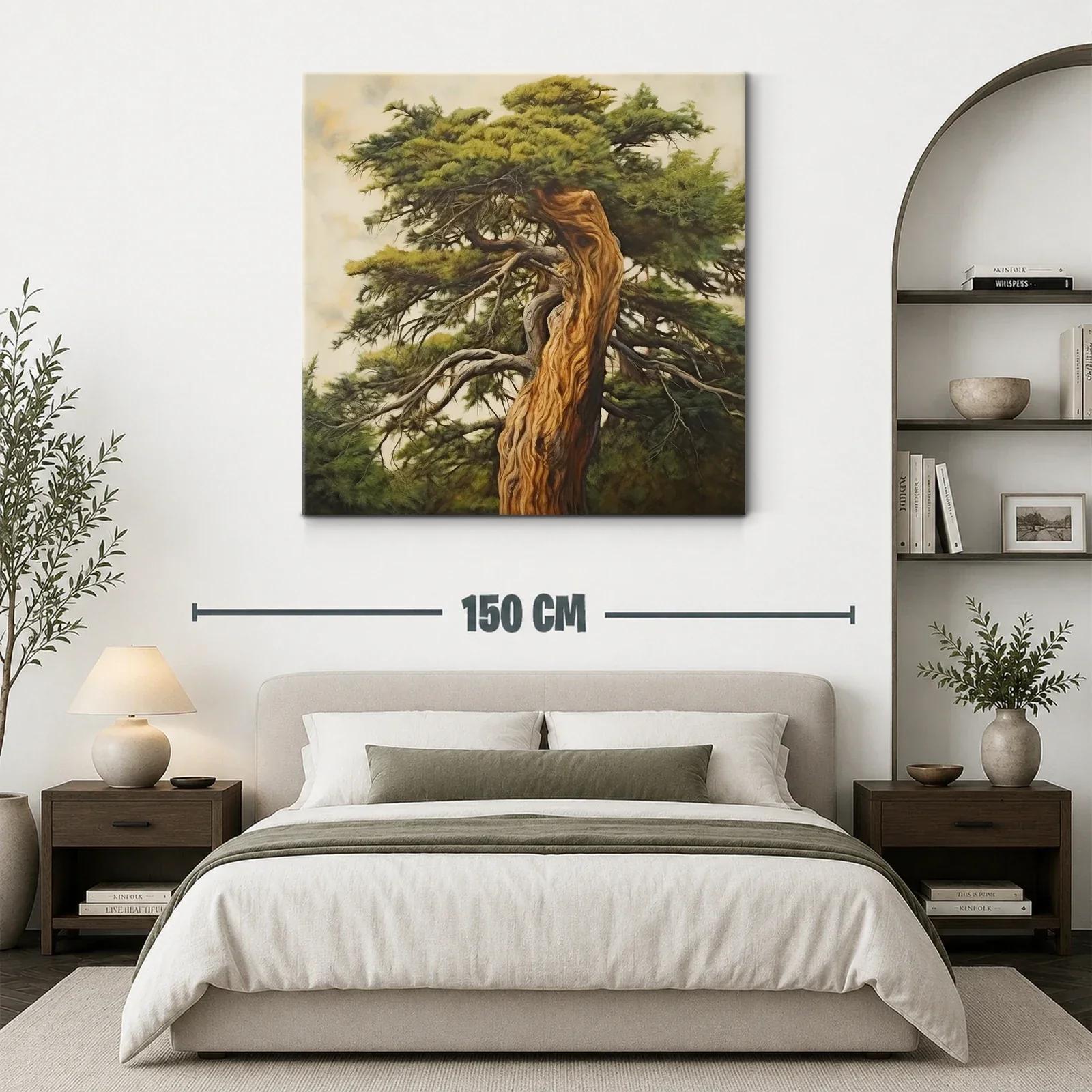 Imponente árbol centenario con texturas naturales y tonos tierra — miniatura 3