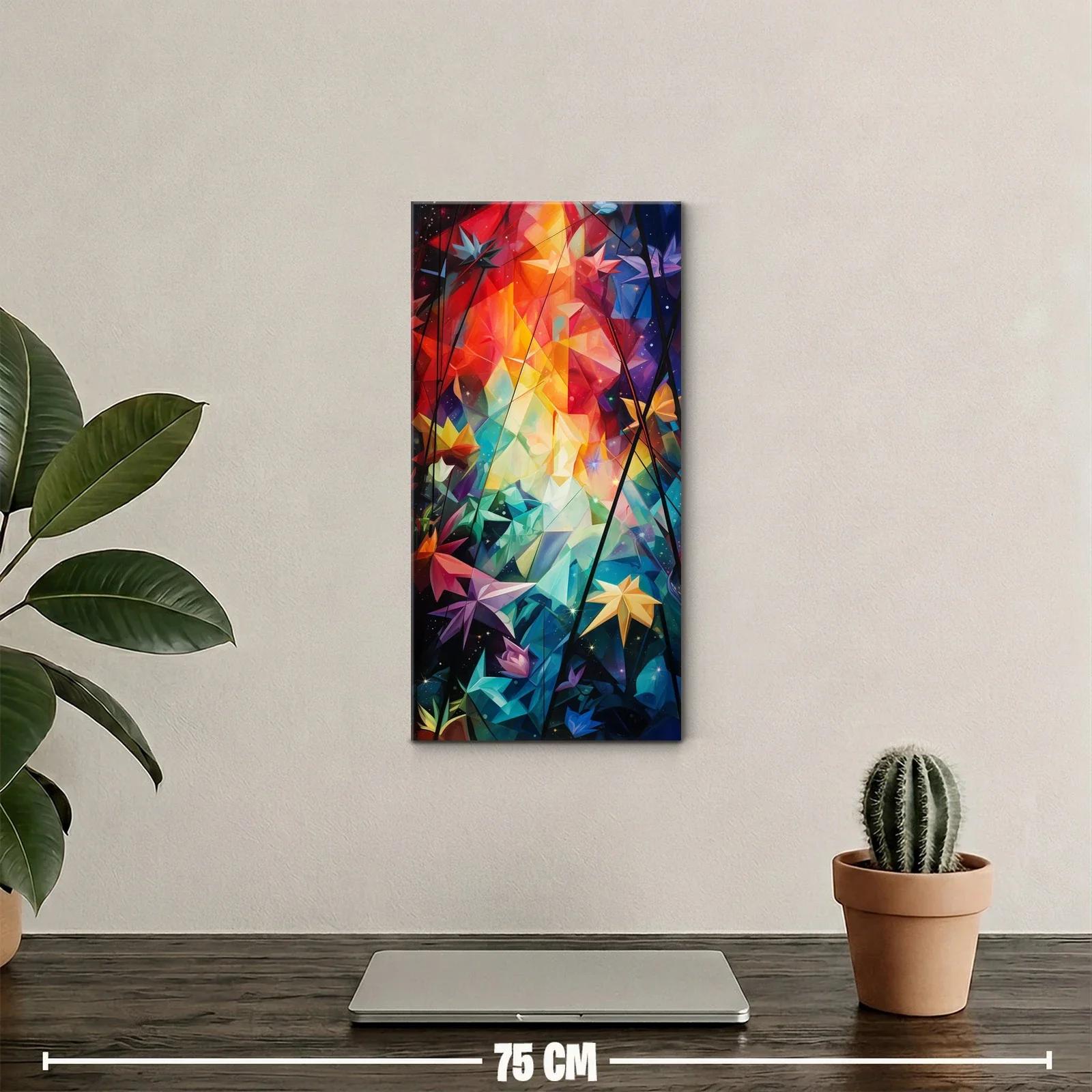 Cuadro estrellas de papel con brillo prismático — miniatura 2