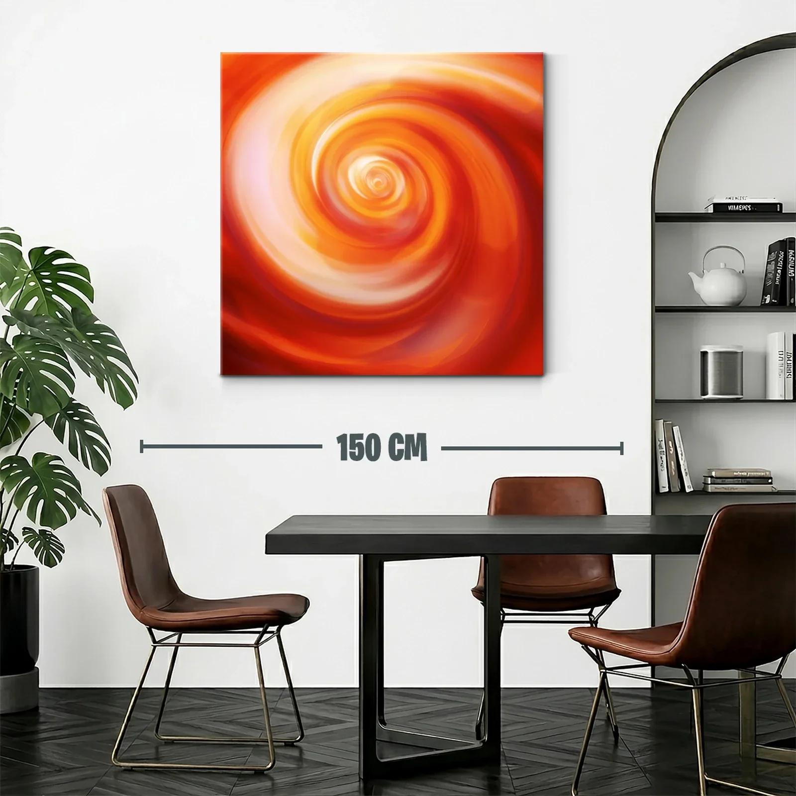 Espiral cálida en tonos anaranjados vibrantes — miniatura 2
