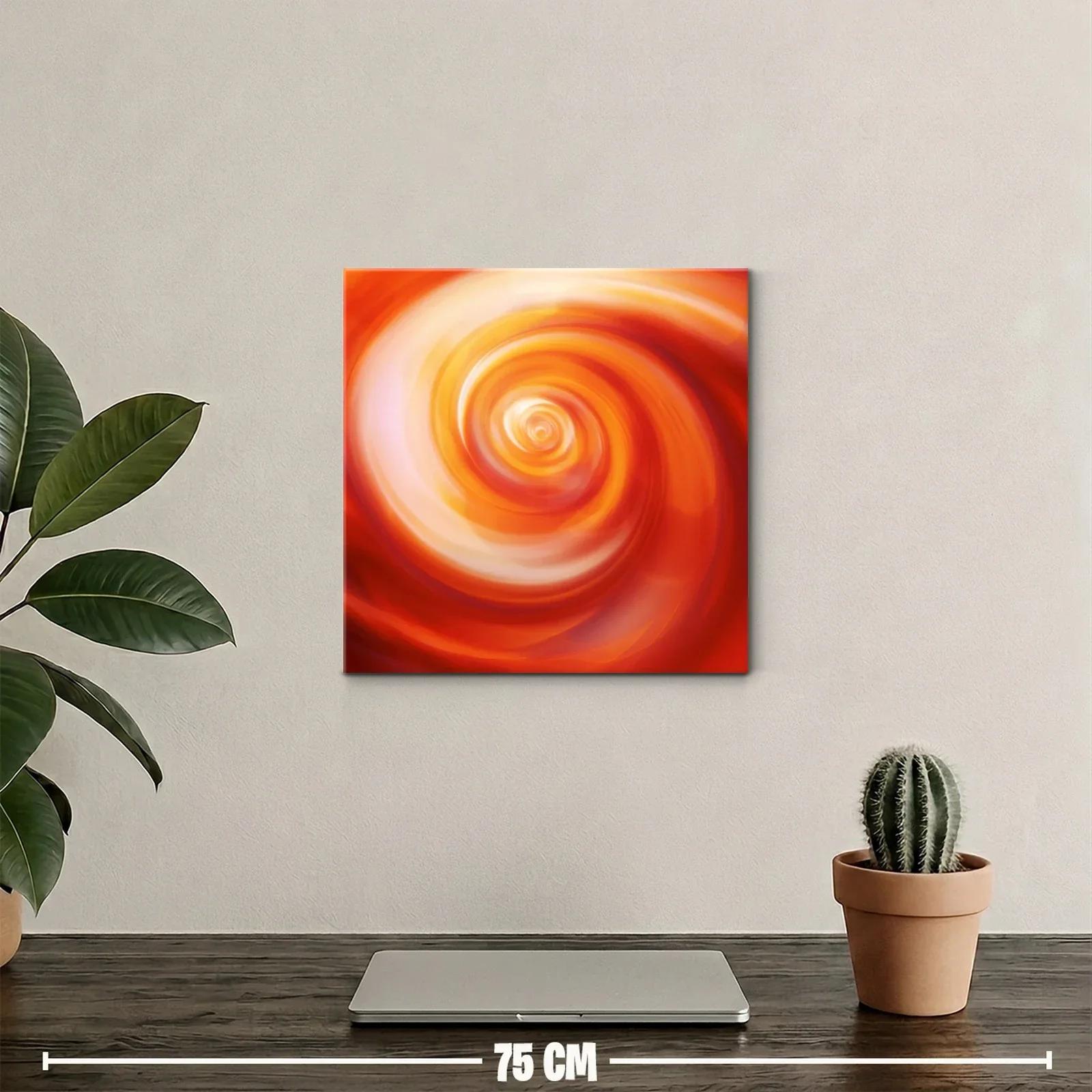 Espiral cálida en tonos anaranjados vibrantes — miniatura 2