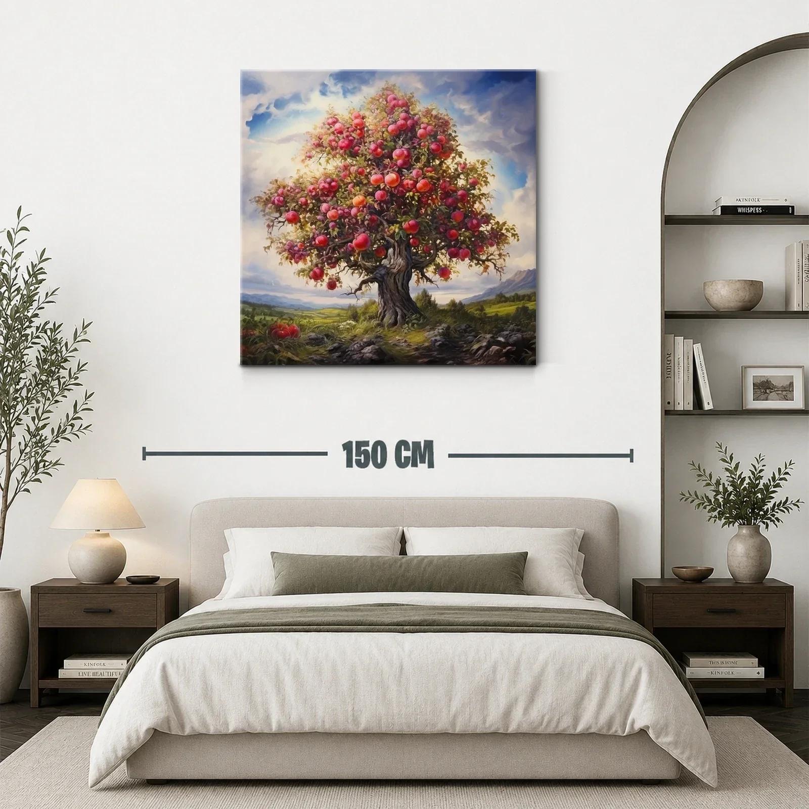 Árbol cargado de frutas en paisaje sereno y luminoso — miniatura 3