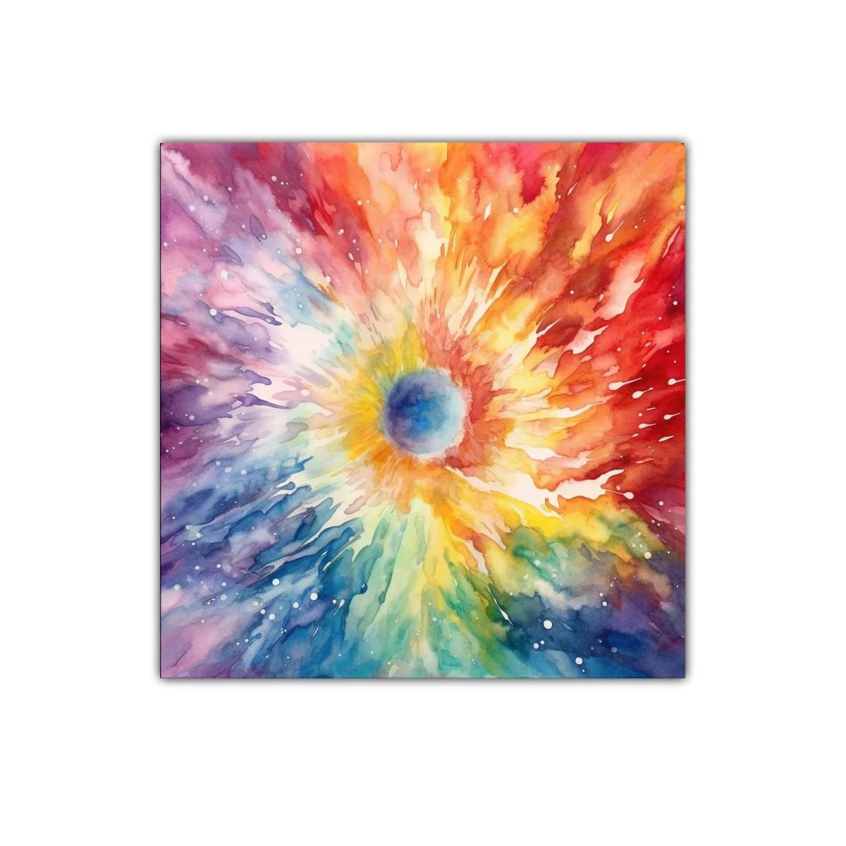 Explosión cósmica de colores intensos y vibrantes — miniatura 1
