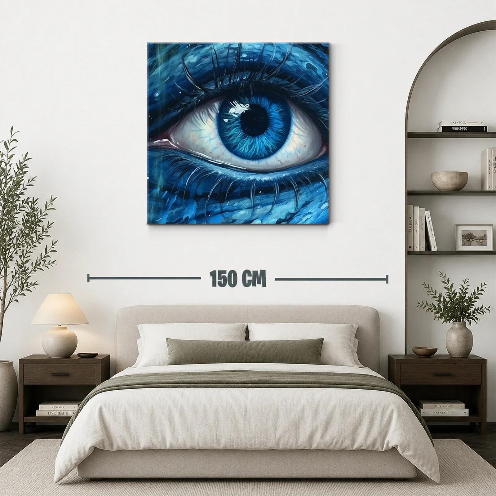 Impactante mirada azul para captar toda la atención — miniatura 3