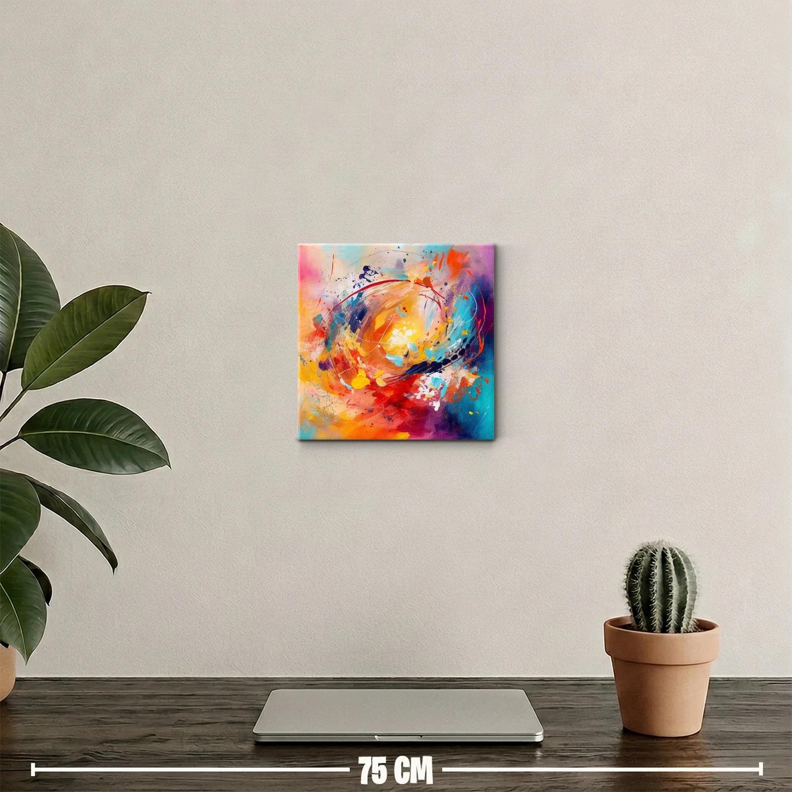 Explosión abstracta de colores vivos y dinámicos — miniatura 2