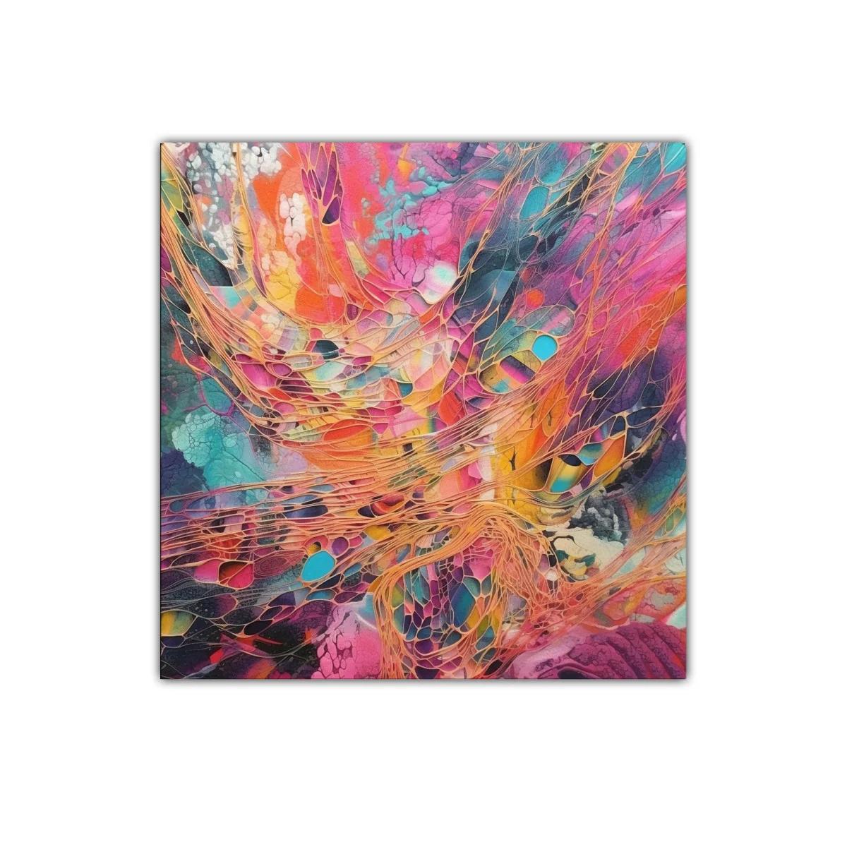 Explosión de colores vibrantes en abstracción moderna — miniatura 1