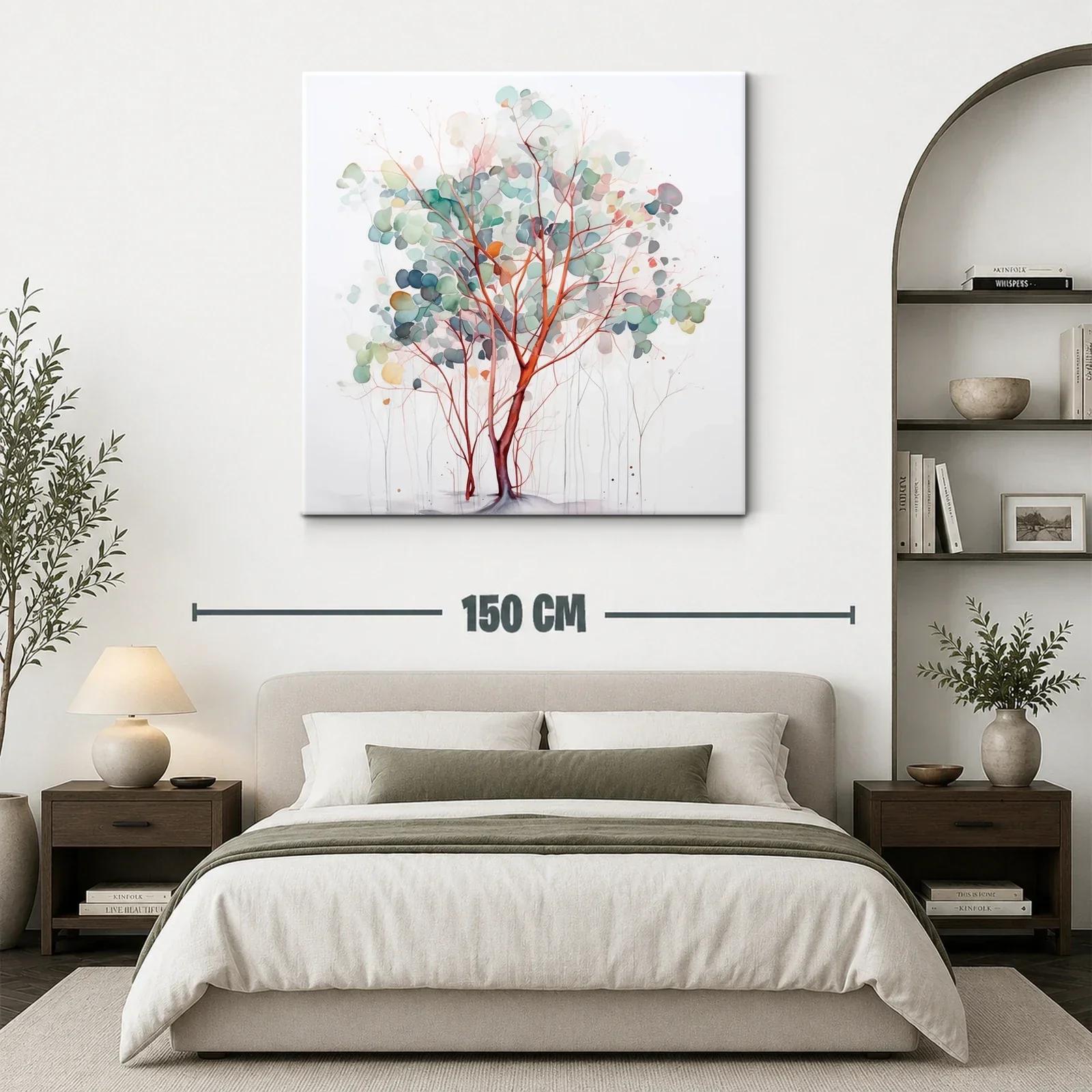 Árbol abstracto de tonos suaves y ramas delicadas — miniatura 3