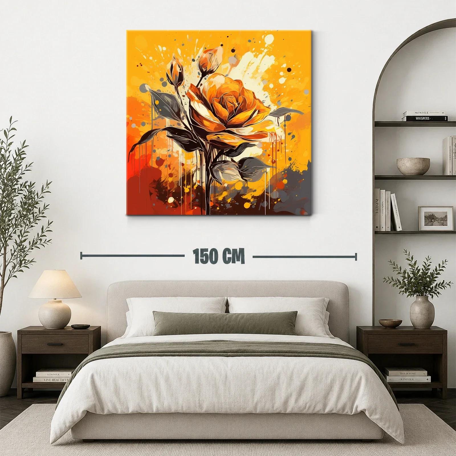 Rosa vibrante en tonos cálidos y contrastes intensos — miniatura 3