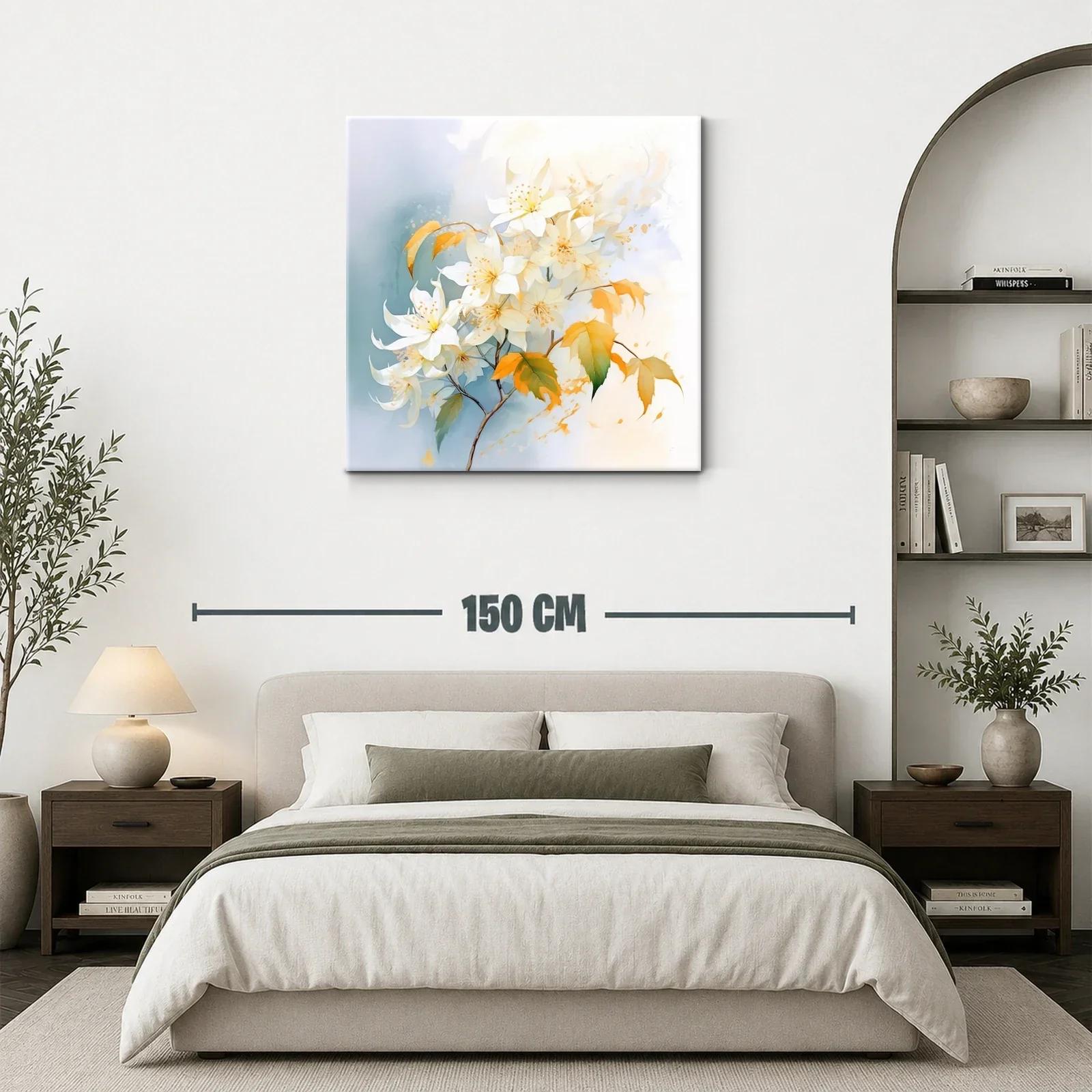 Ramo de flores delicadas con tonos cálidos y suaves — miniatura 3
