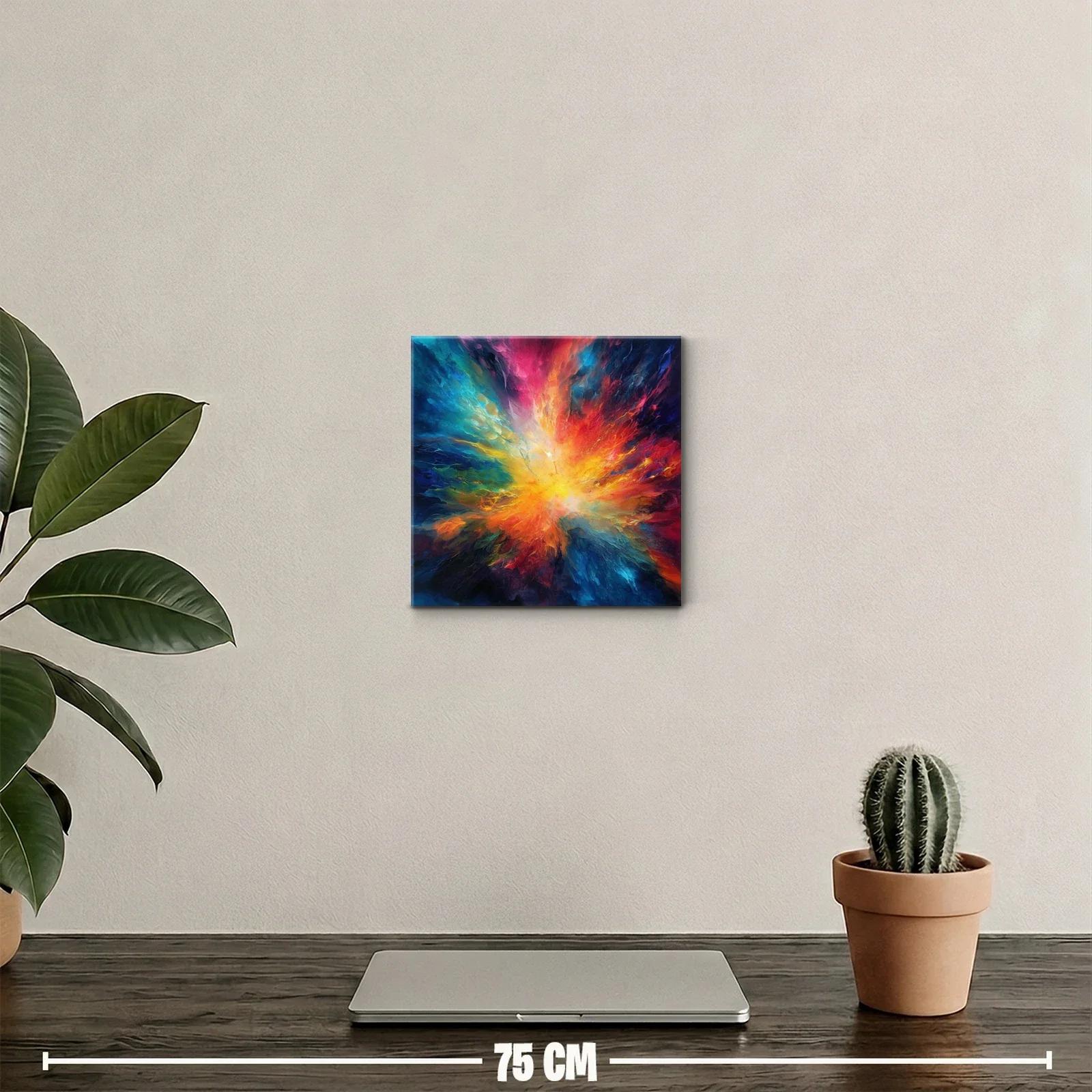 Estallido de color vibrante en armonía abstracta — miniatura 2