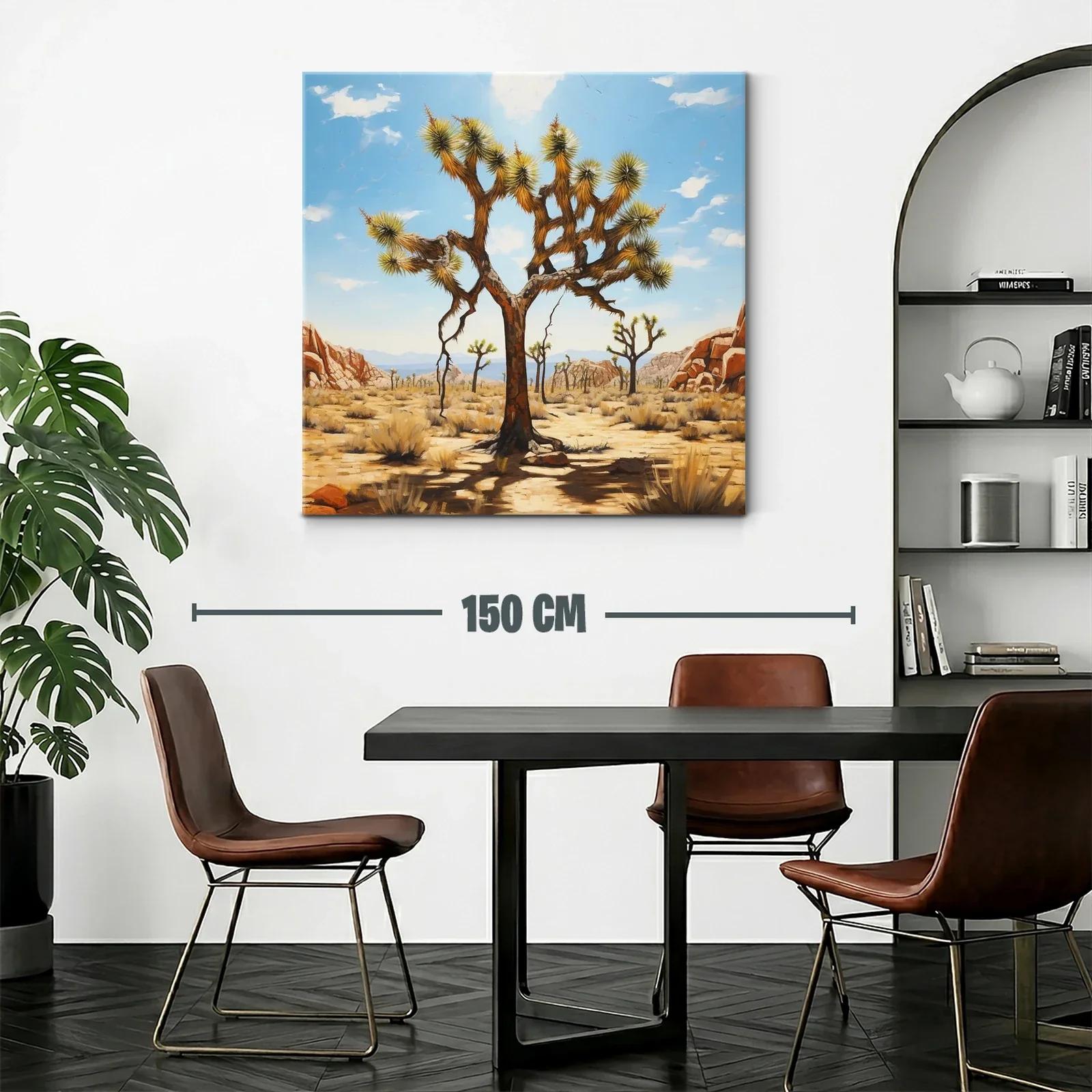 Paisaje desértico con árbol de aspecto singular — miniatura 2