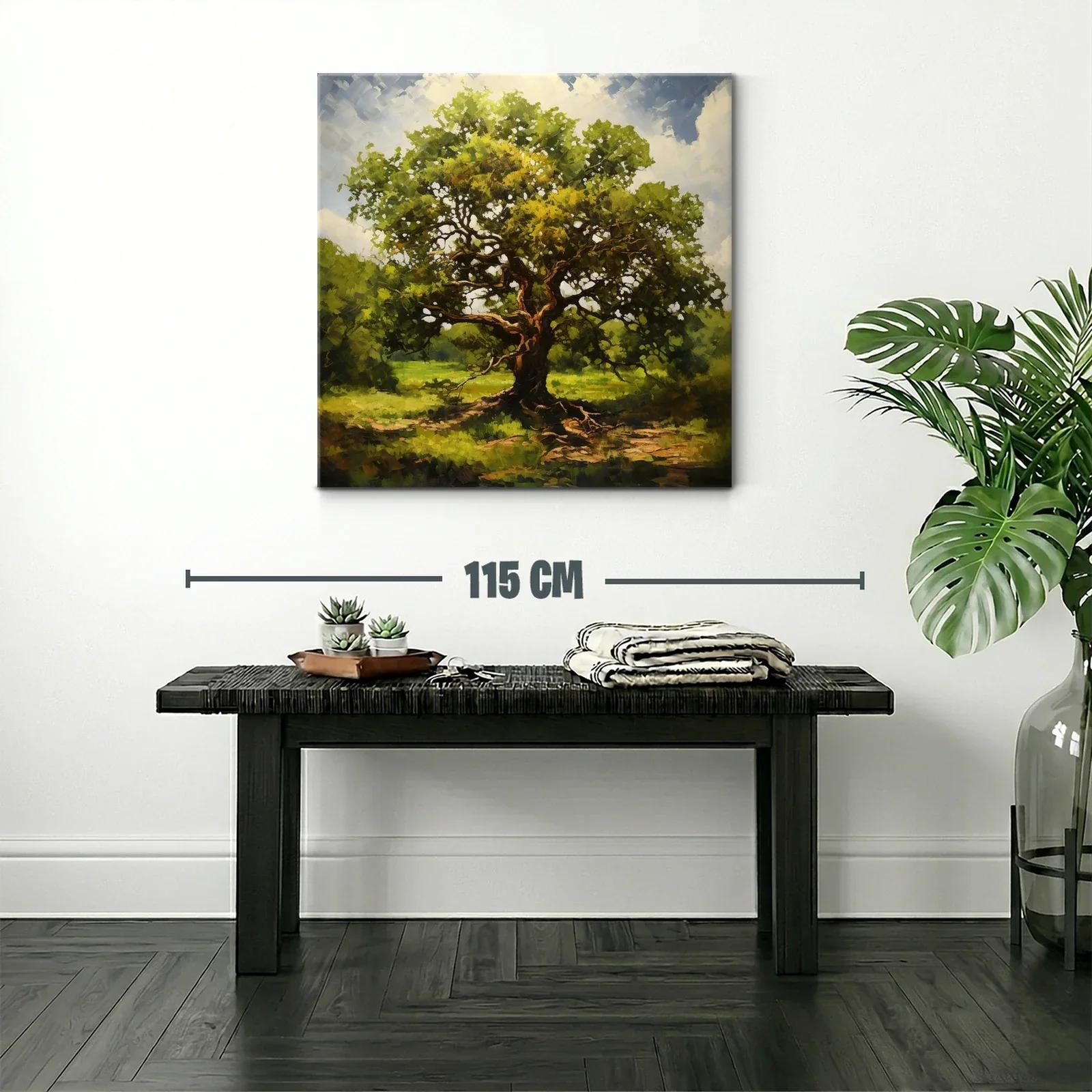 Árbol solitario con luz cálida en paisaje natural — miniatura 2