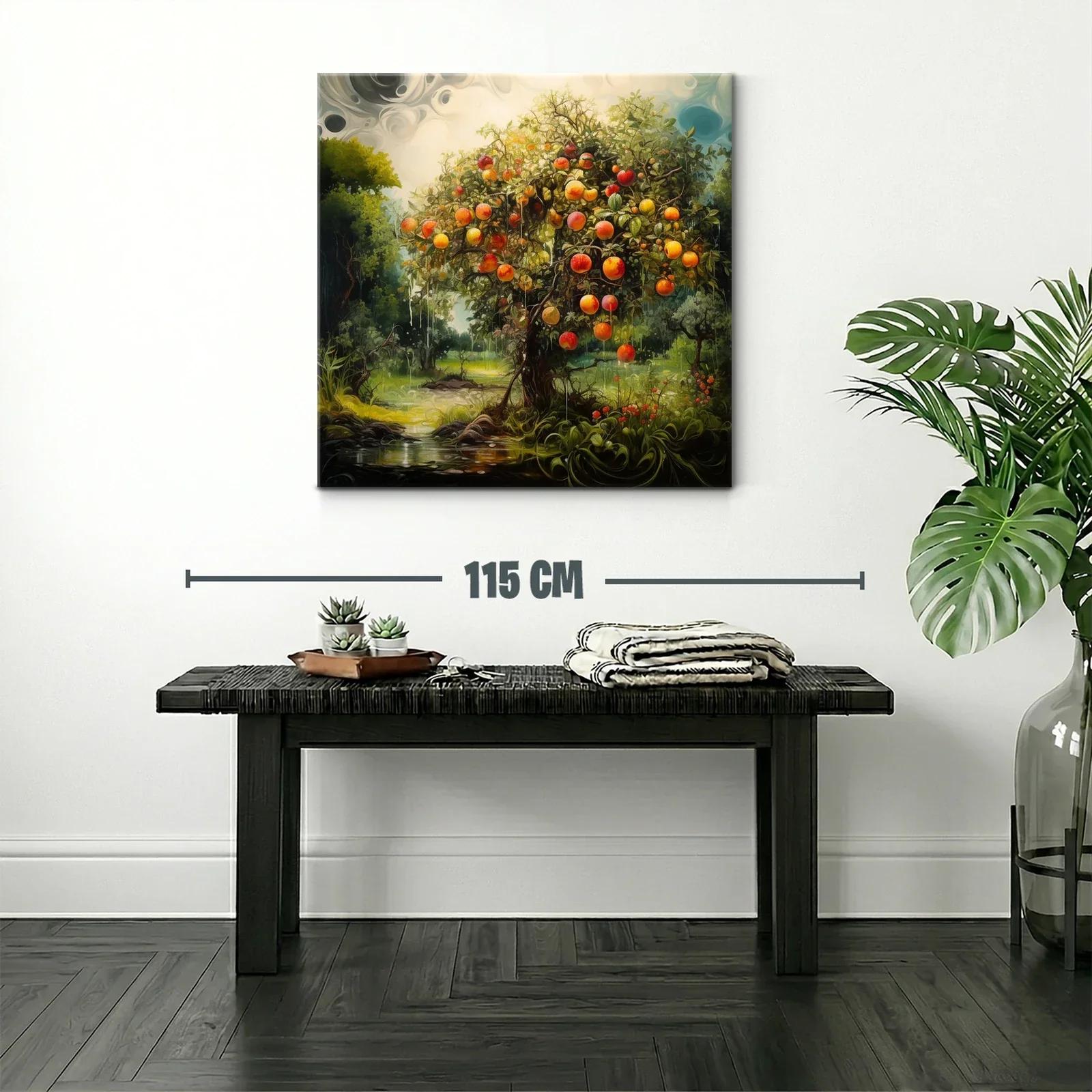 Árbol frutal vibrante en paisaje natural exuberante — miniatura 2