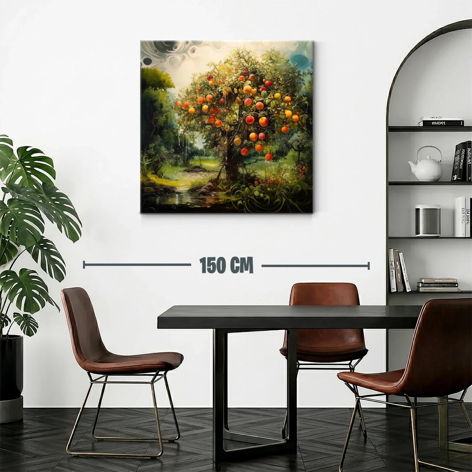 Árbol frutal vibrante en paisaje natural exuberante — miniatura 2