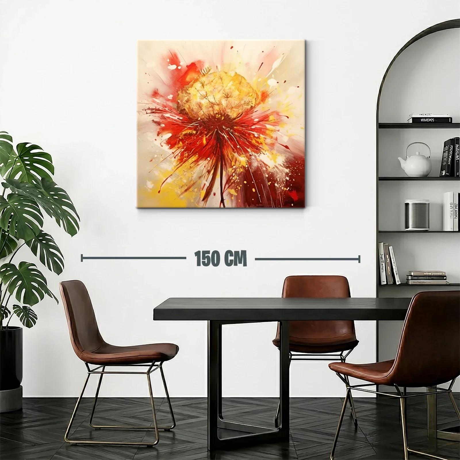 Exuberante explosión floral en tonos cálidos y vibrantes — miniatura 2