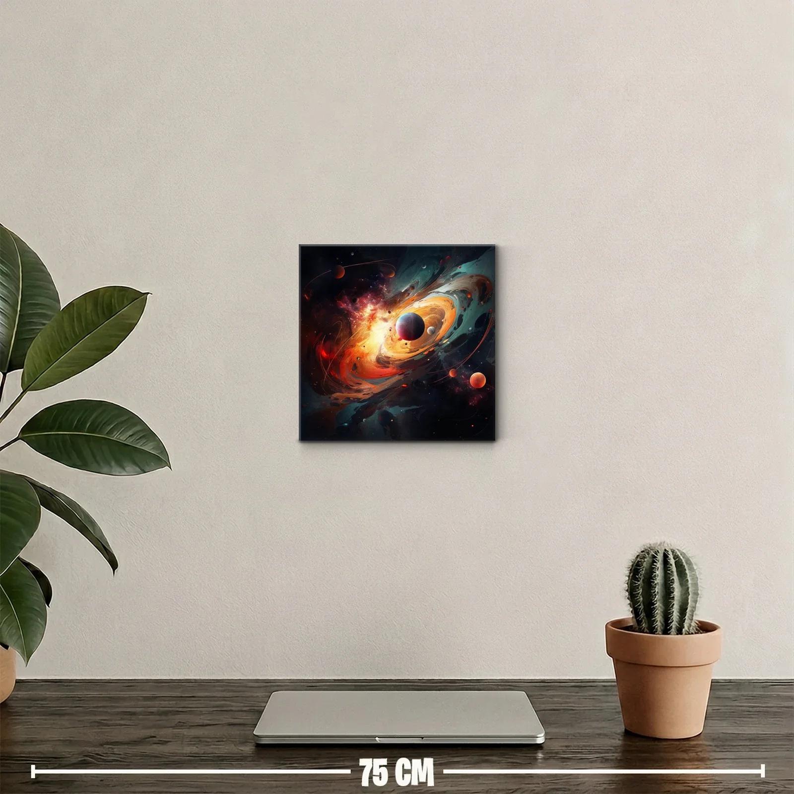Explosión Cósmica con Planetas en Movimiento — miniatura 2
