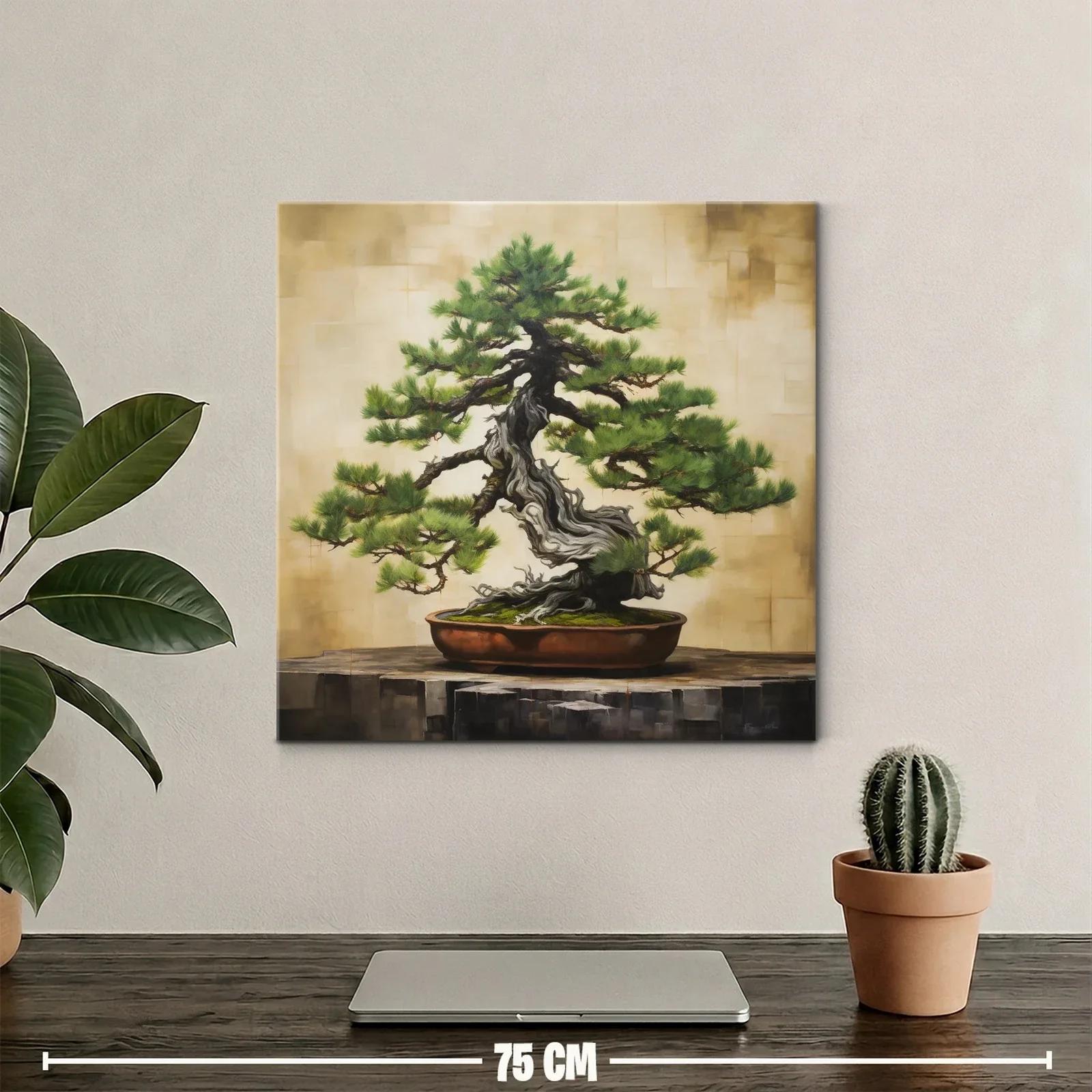Bonsái Verde con Tronco Retorcido en Ambiente Natural — miniatura 2