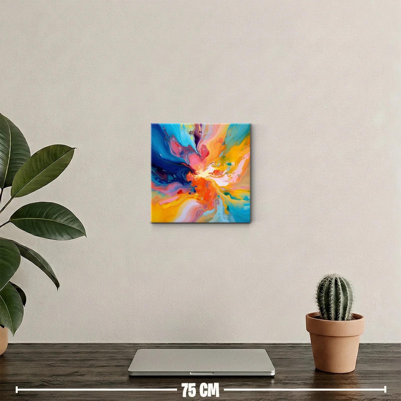 Explosión de colores vibrantes y formas fluidas — miniatura 2
