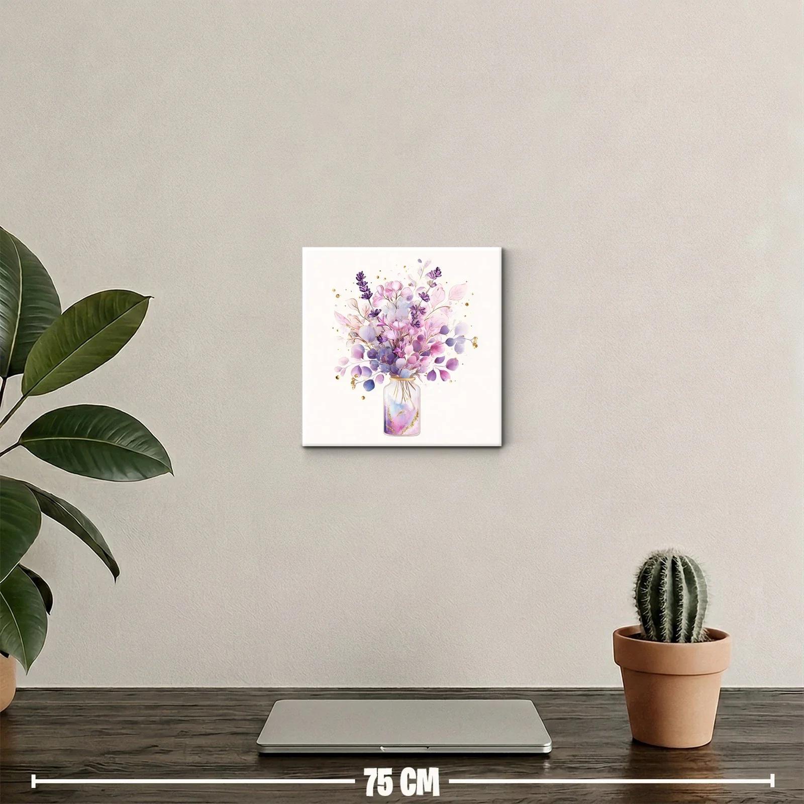 Floral delicado en tonalidades lila para decoración elegante — miniatura 2