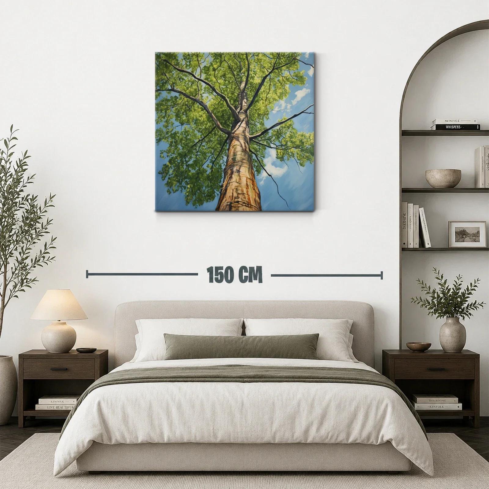 Imponente árbol con copa en cielo azul brillante — miniatura 3