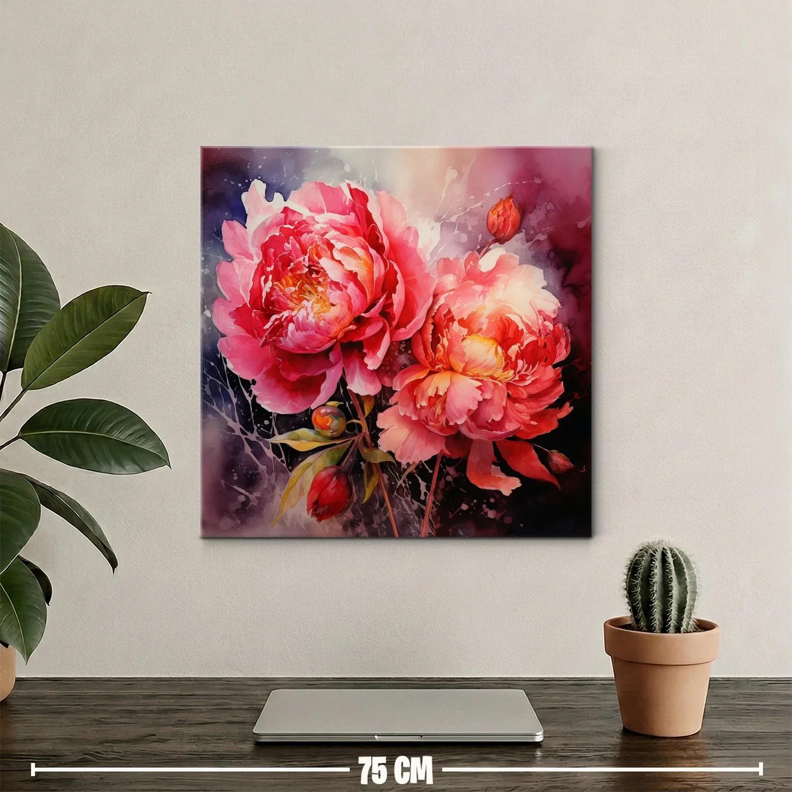 Flores vibrantes en tonos rojos y rosados llenas de vida — miniatura 2