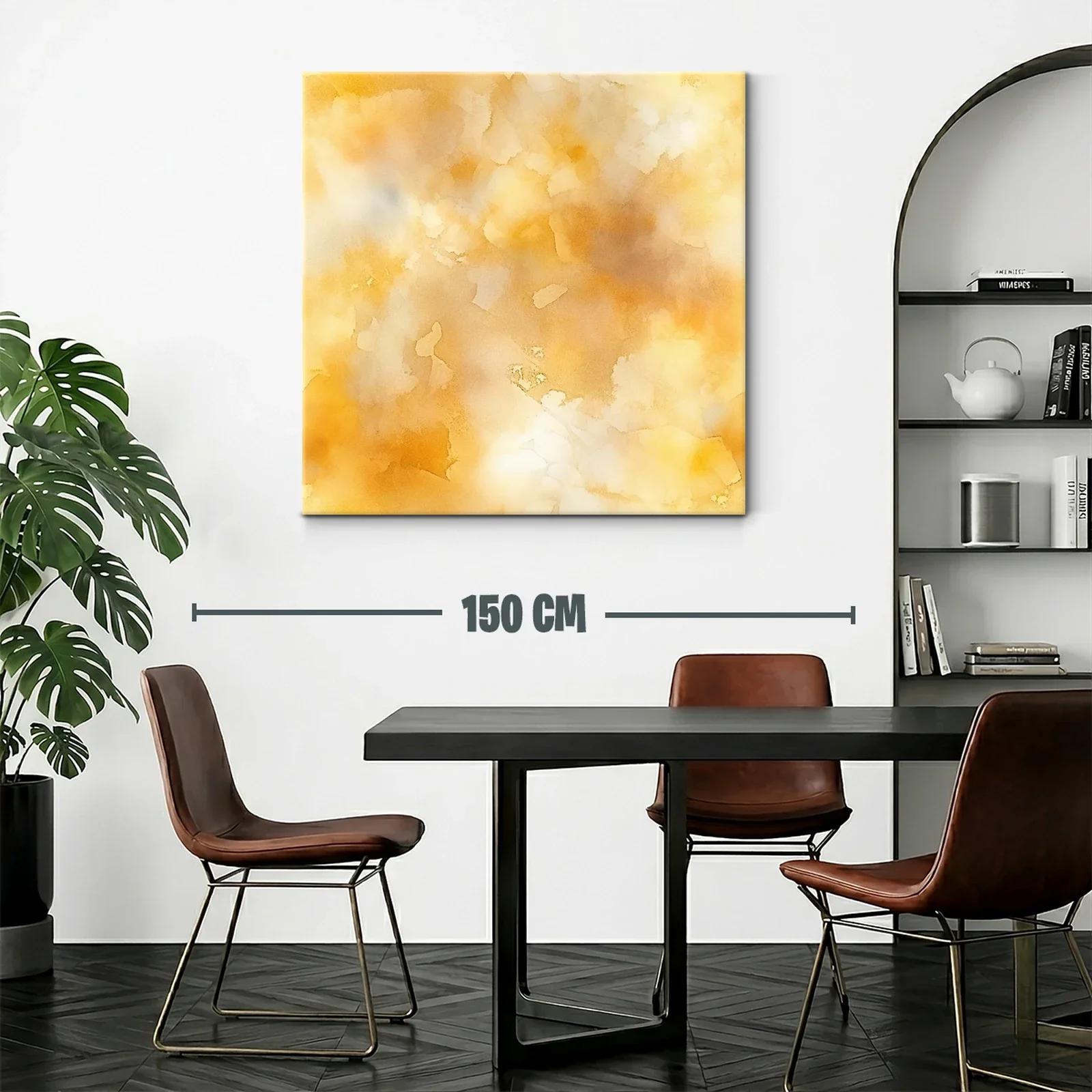 Cuadro Abstracto en Tonos Cálidos para Ambiente Sofisticado — miniatura 2