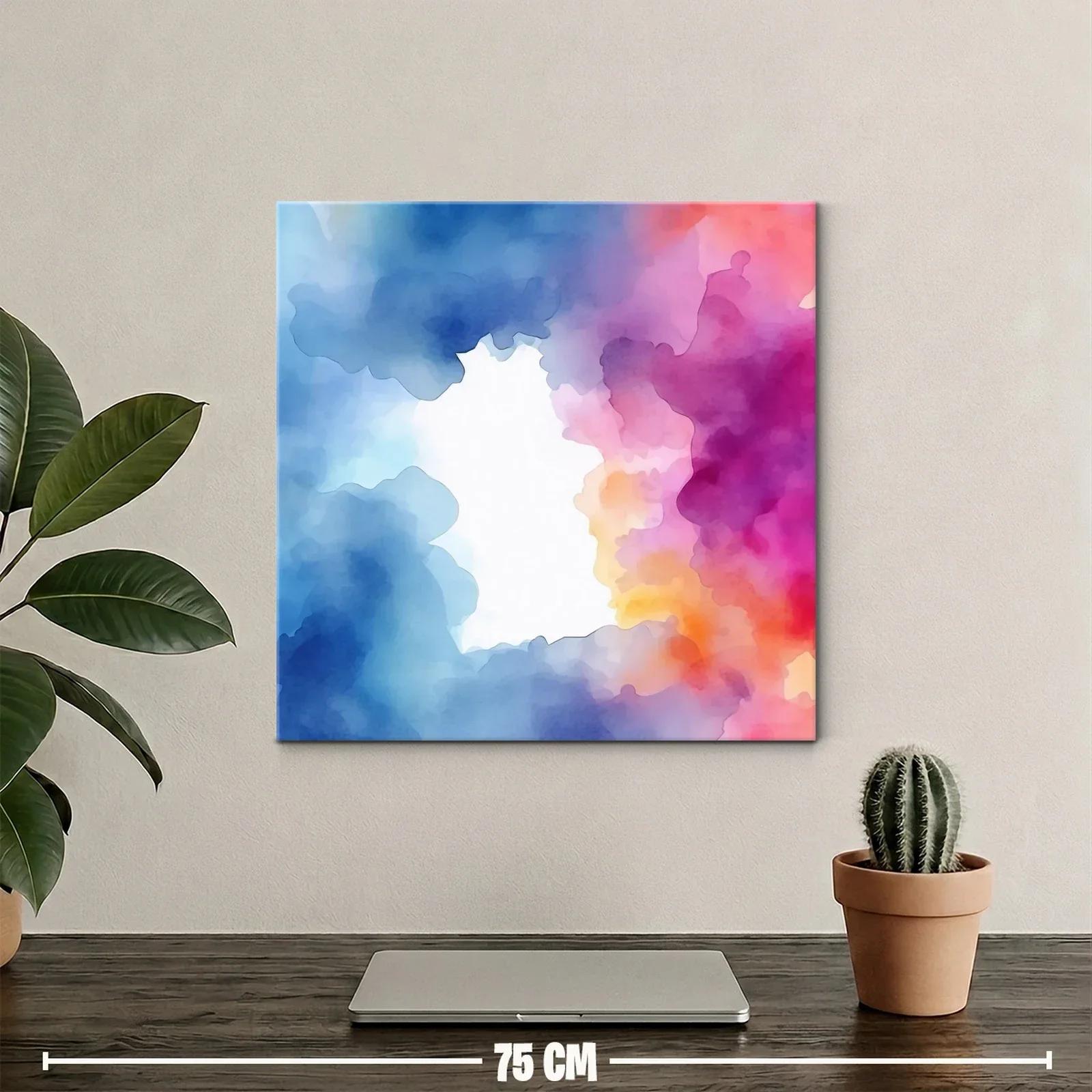 Composición abstracta en tonos vibrantes y frescos — miniatura 2