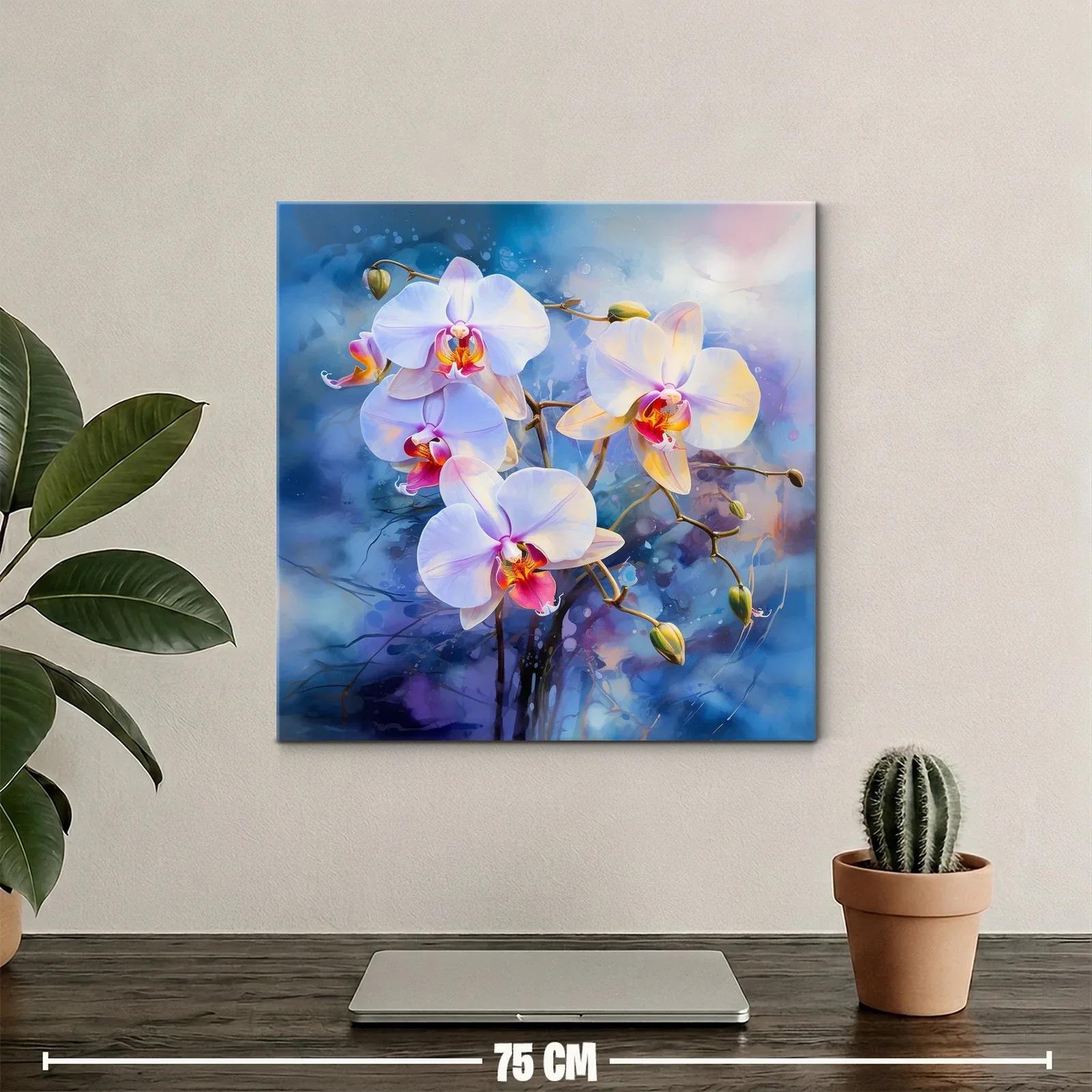 Orquídeas blancas en ambiente onírico y sereno — miniatura 2