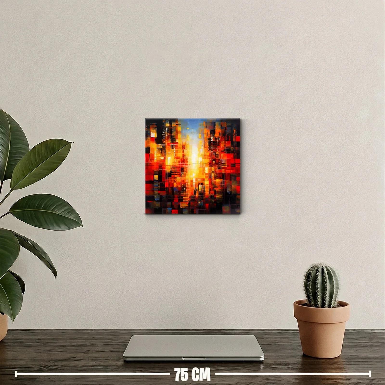 Explosión de luz y color en composición abstracta vibrante — miniatura 2