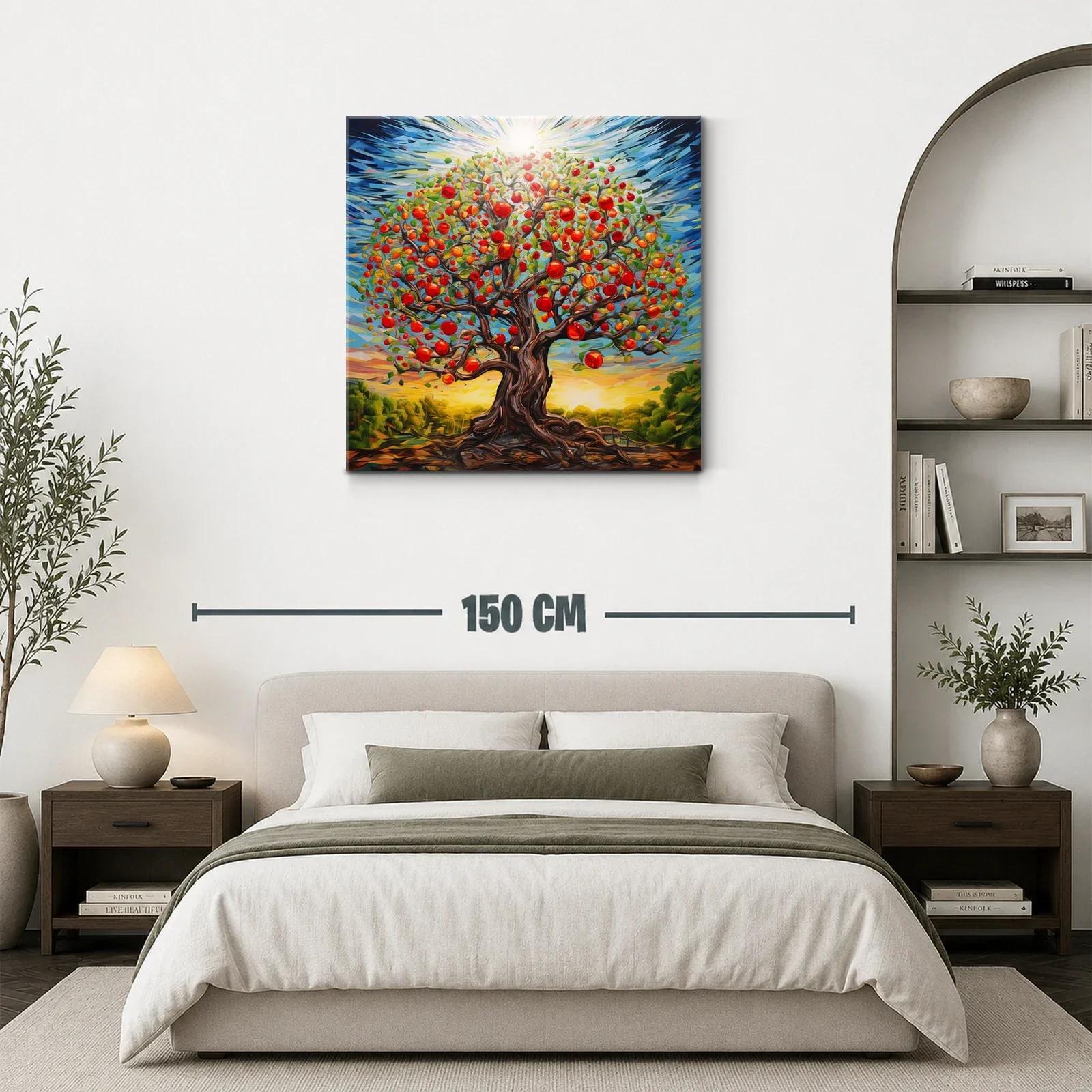 Árbol frutal vibrante bajo un cielo radiante — miniatura 3