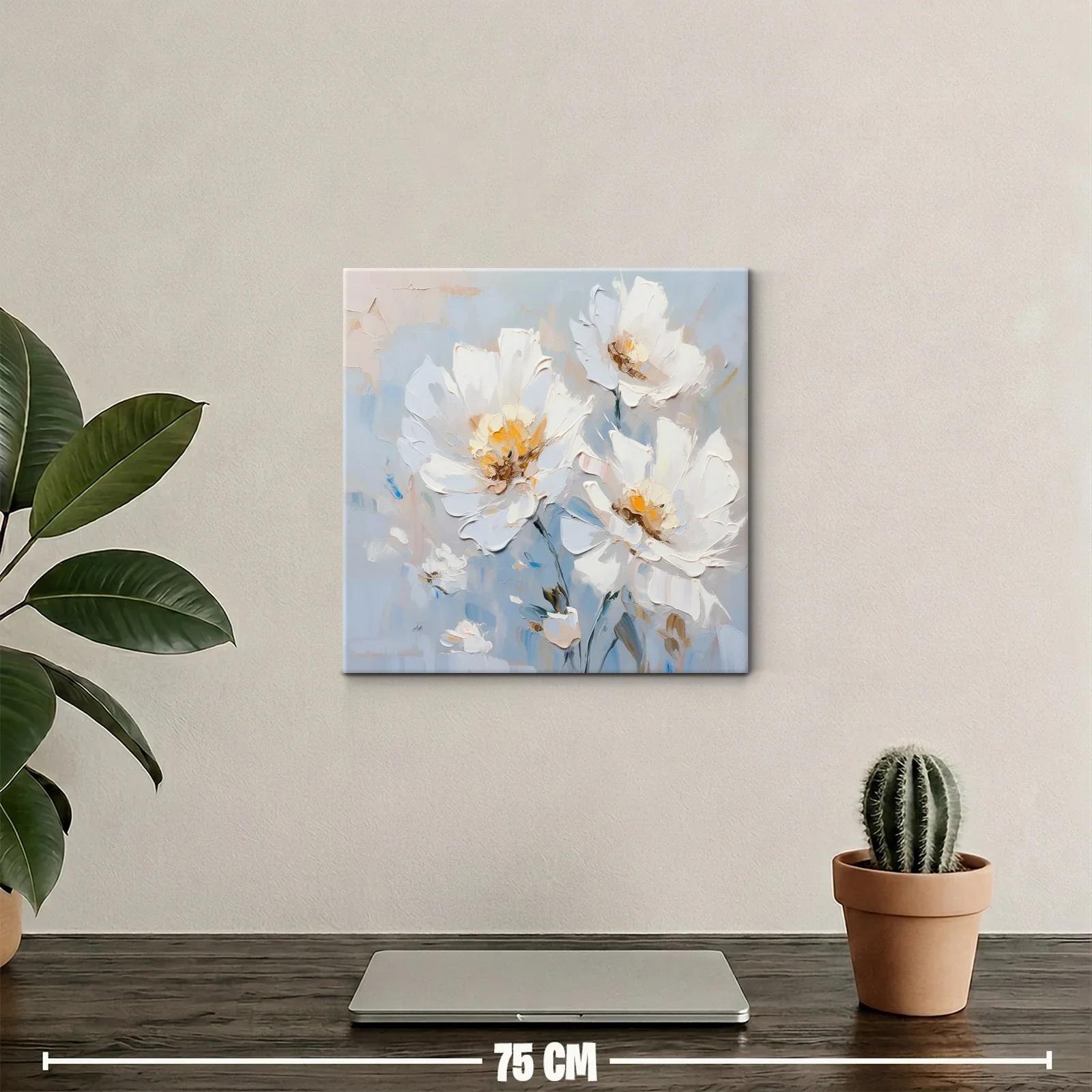 Cuadro floral con tonalidades suaves y elegantes — miniatura 2