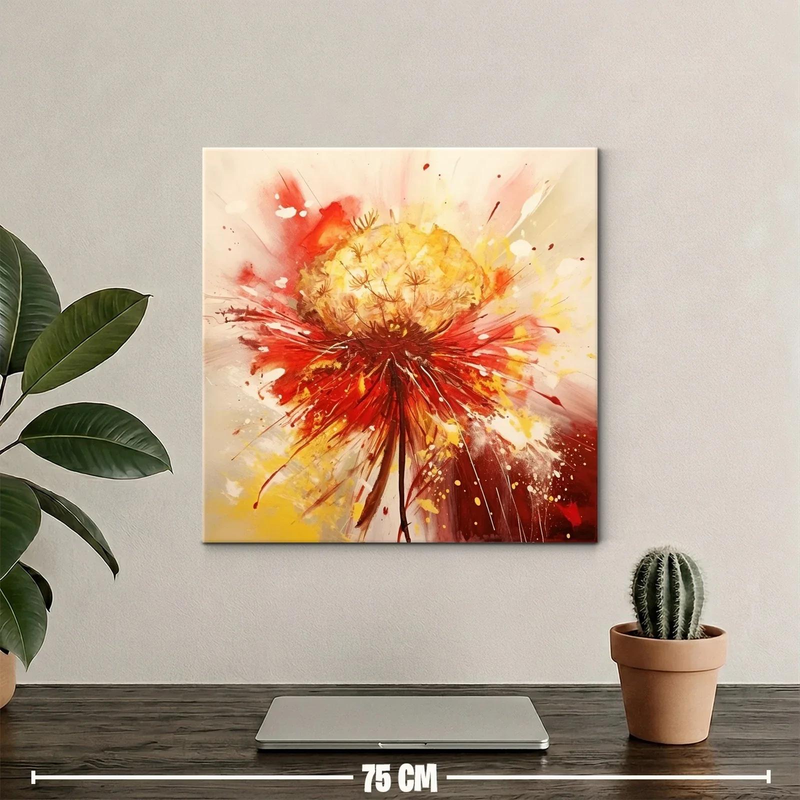 Exuberante explosión floral en tonos cálidos y vibrantes — miniatura 2