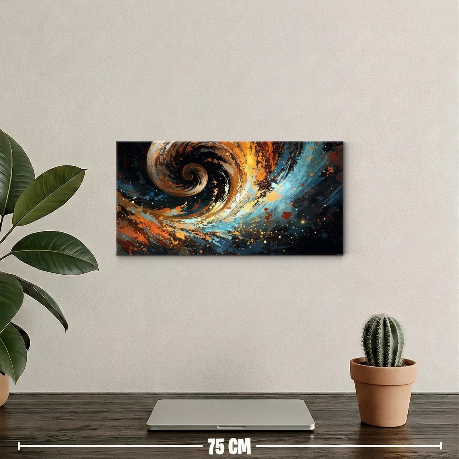 Cuadro remolino cósmico en espiral amplia — miniatura 2