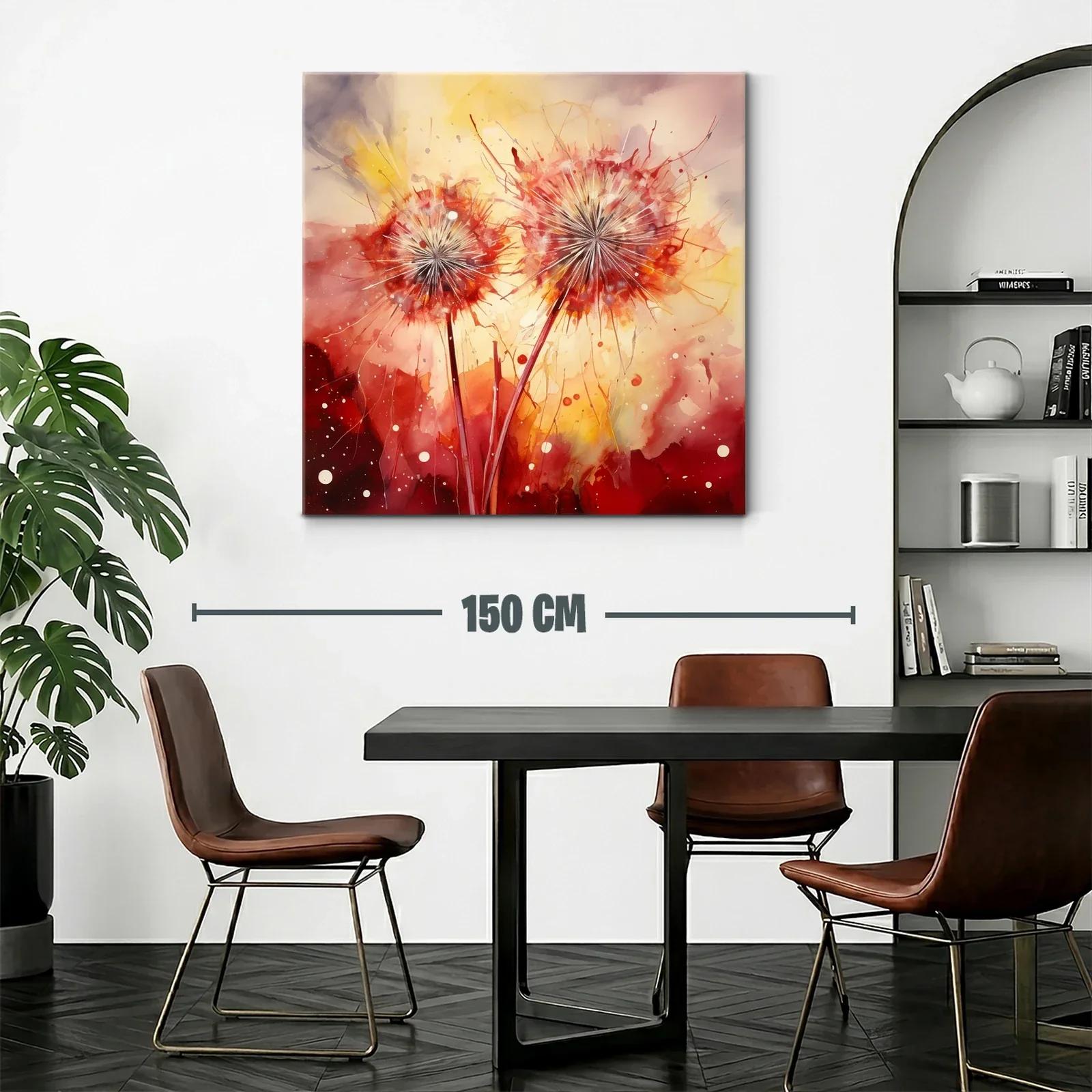 Flores expresivas en tonos cálidos y vibrantes — miniatura 2