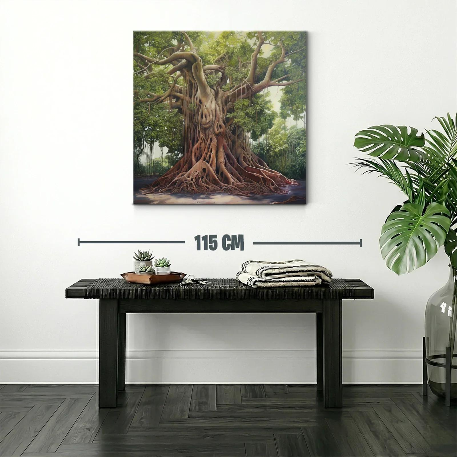 Majestuoso árbol antiguo lleno de vida y misterio natural — miniatura 2
