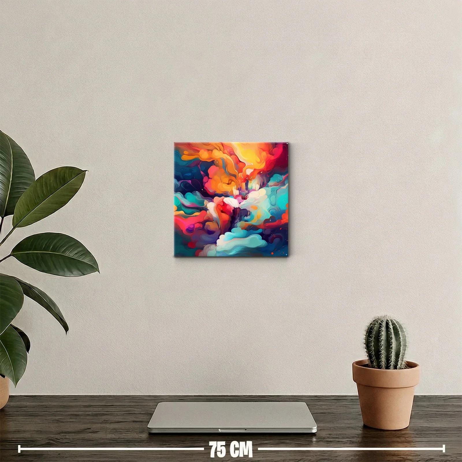 Explosion de Colores Vibrantes en Arte Abstracto — miniatura 2