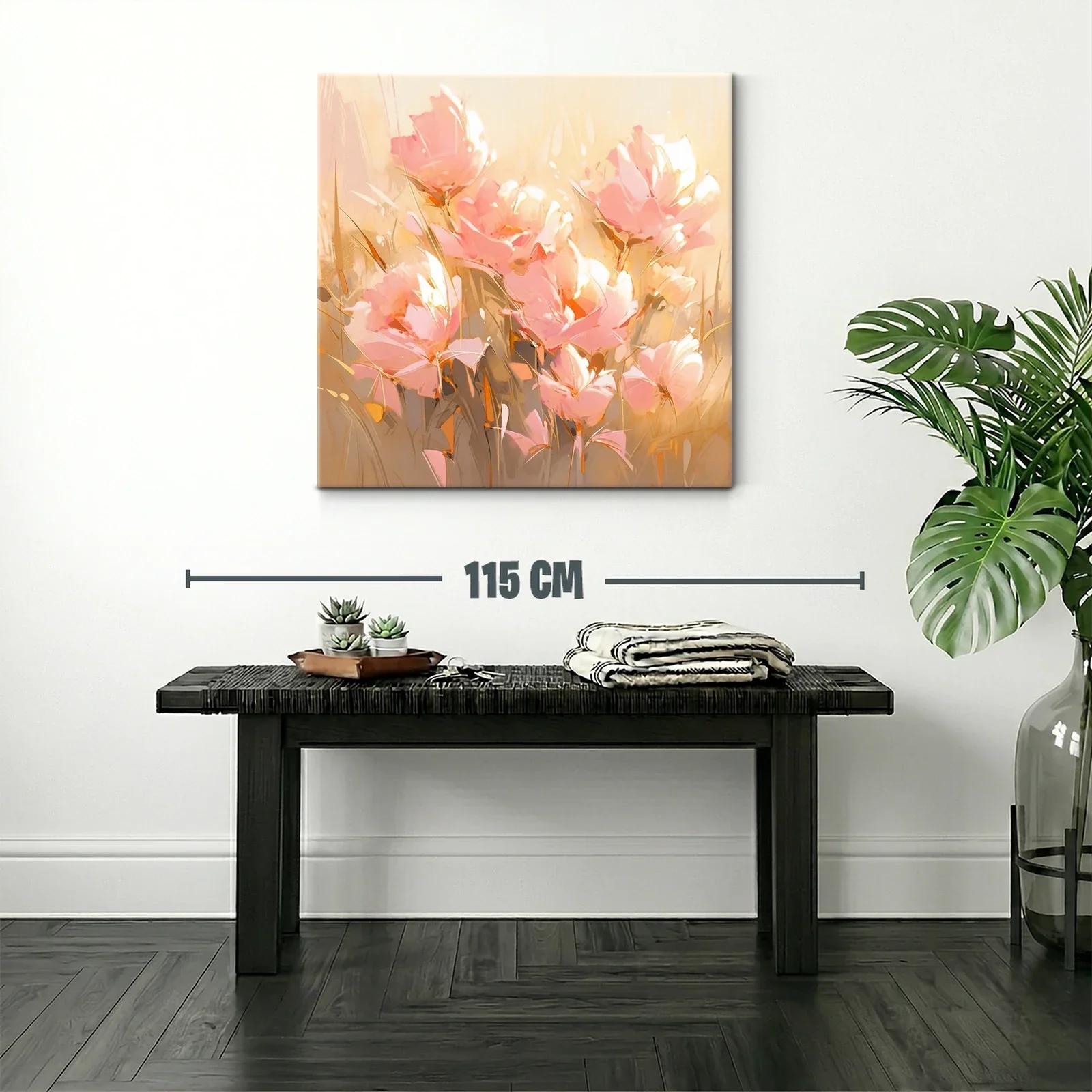 Flores delicadas en tonos pastel para ambiente sereno — miniatura 2