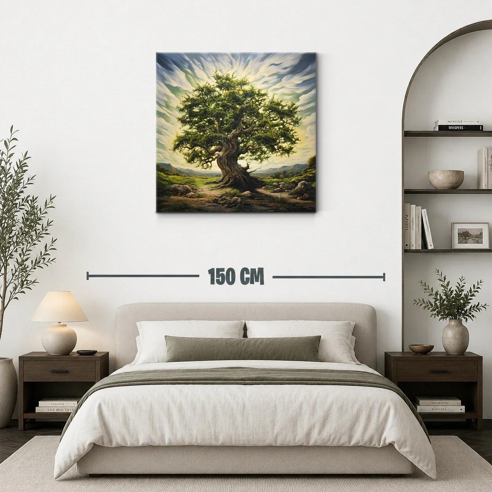 Árbol milenario en paisaje natural y luminoso — miniatura 3