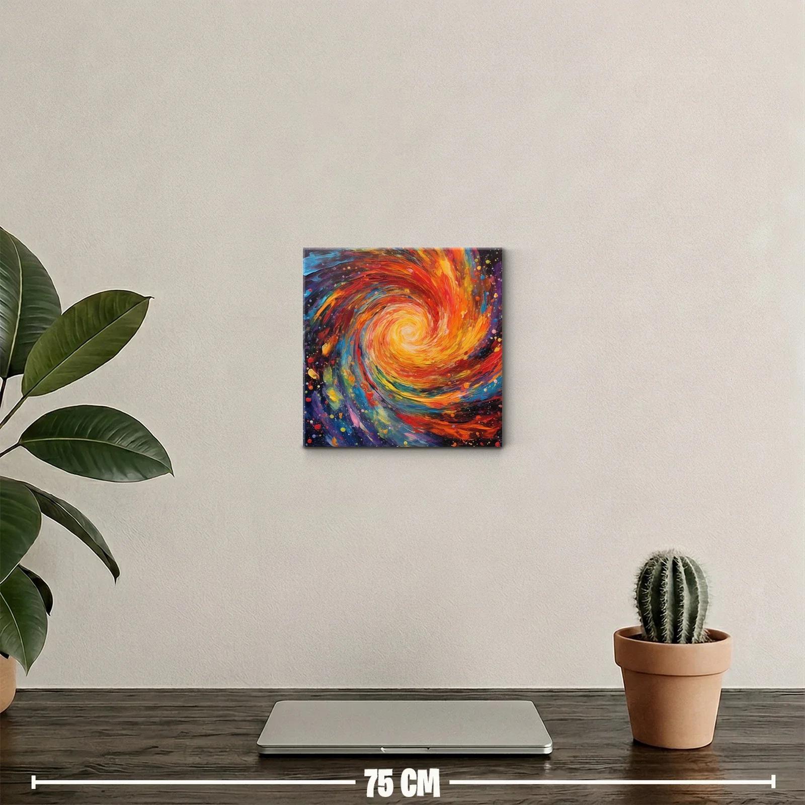 Explosión Cósmica de Color en Movimiento Vibrante — miniatura 2