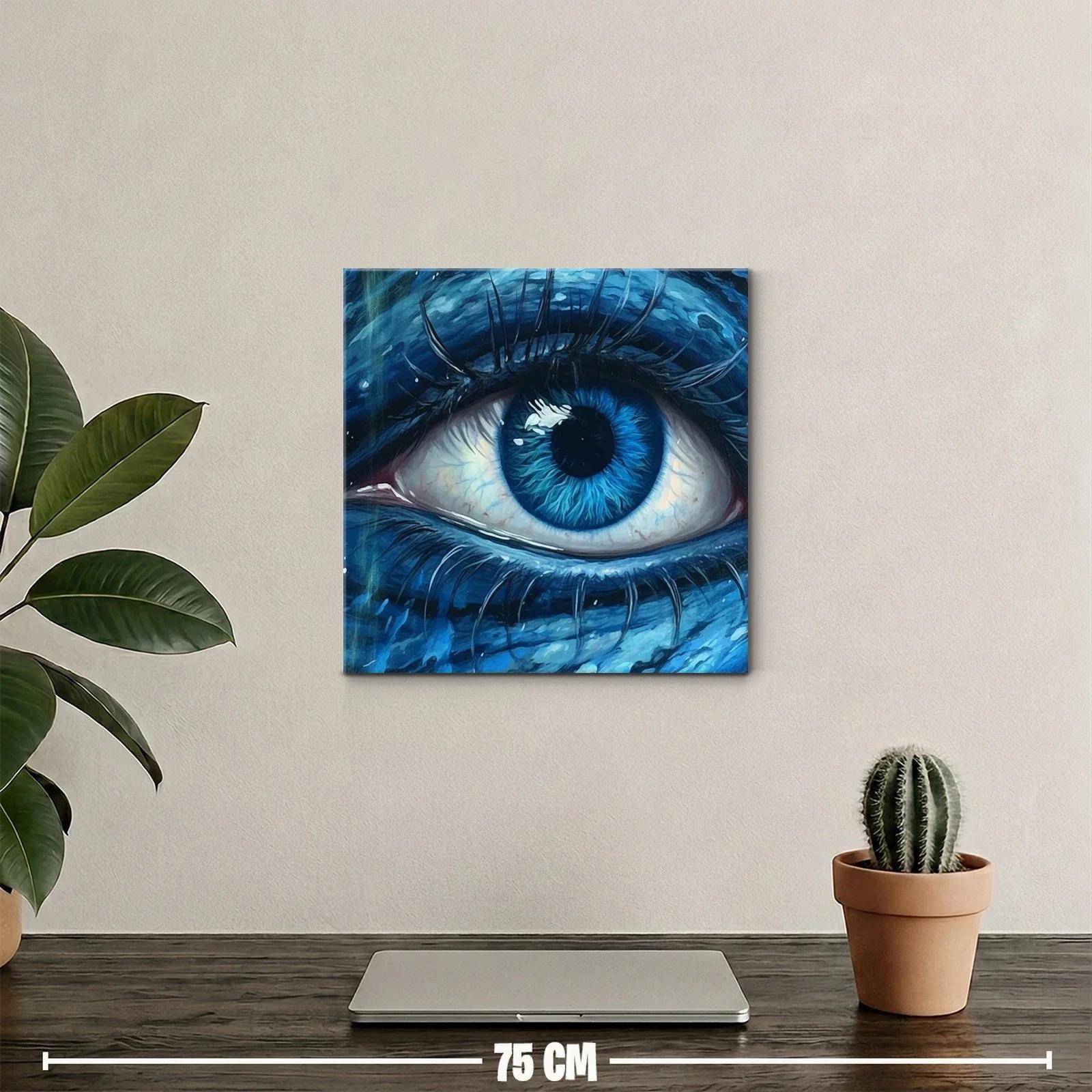 Impactante mirada azul para captar toda la atención — miniatura 2