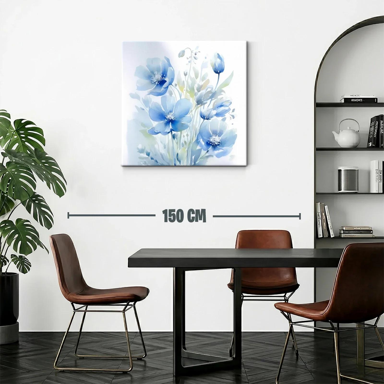 Elegancia en Flores Azules con Toques Suaves y Delicados — miniatura 2