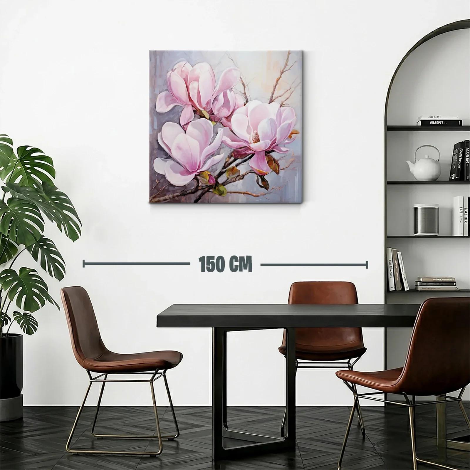 Delicadas flores de magnolia en tonos rosados y blancos — miniatura 2