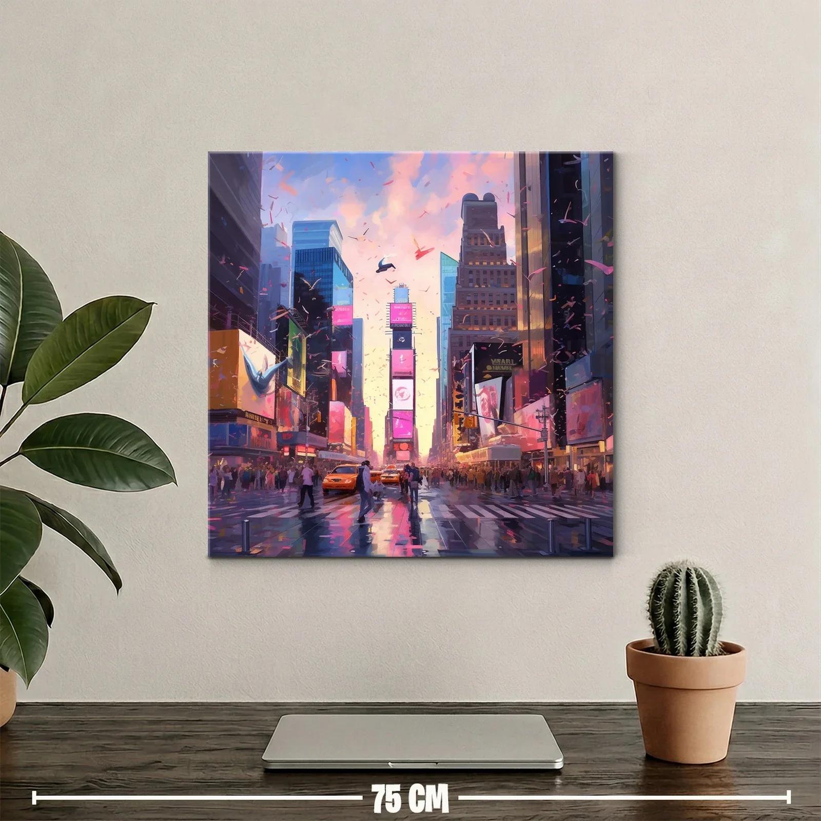 Atardecer vibrante en la ciudad con movimiento urbano — miniatura 2