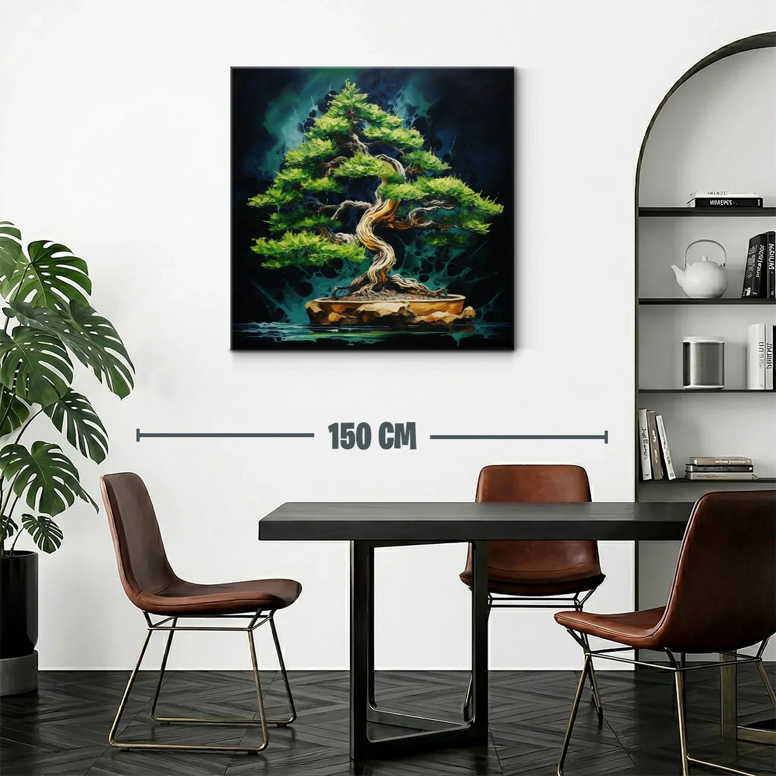 Elegancia natural de un bonsái en vibrante contraste — miniatura 2
