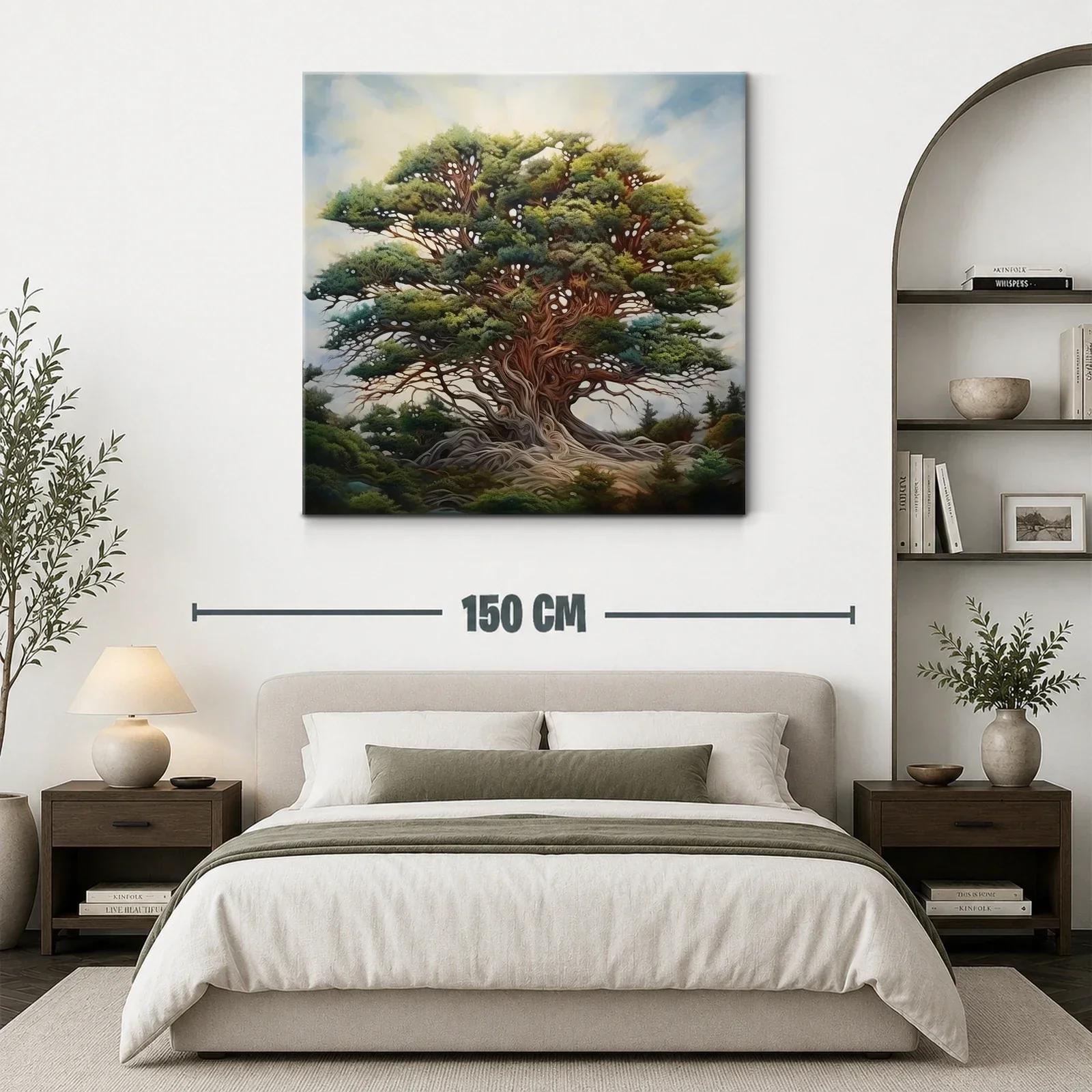 Majestuoso árbol con follaje exuberante y raíces entrelazadas — miniatura 3