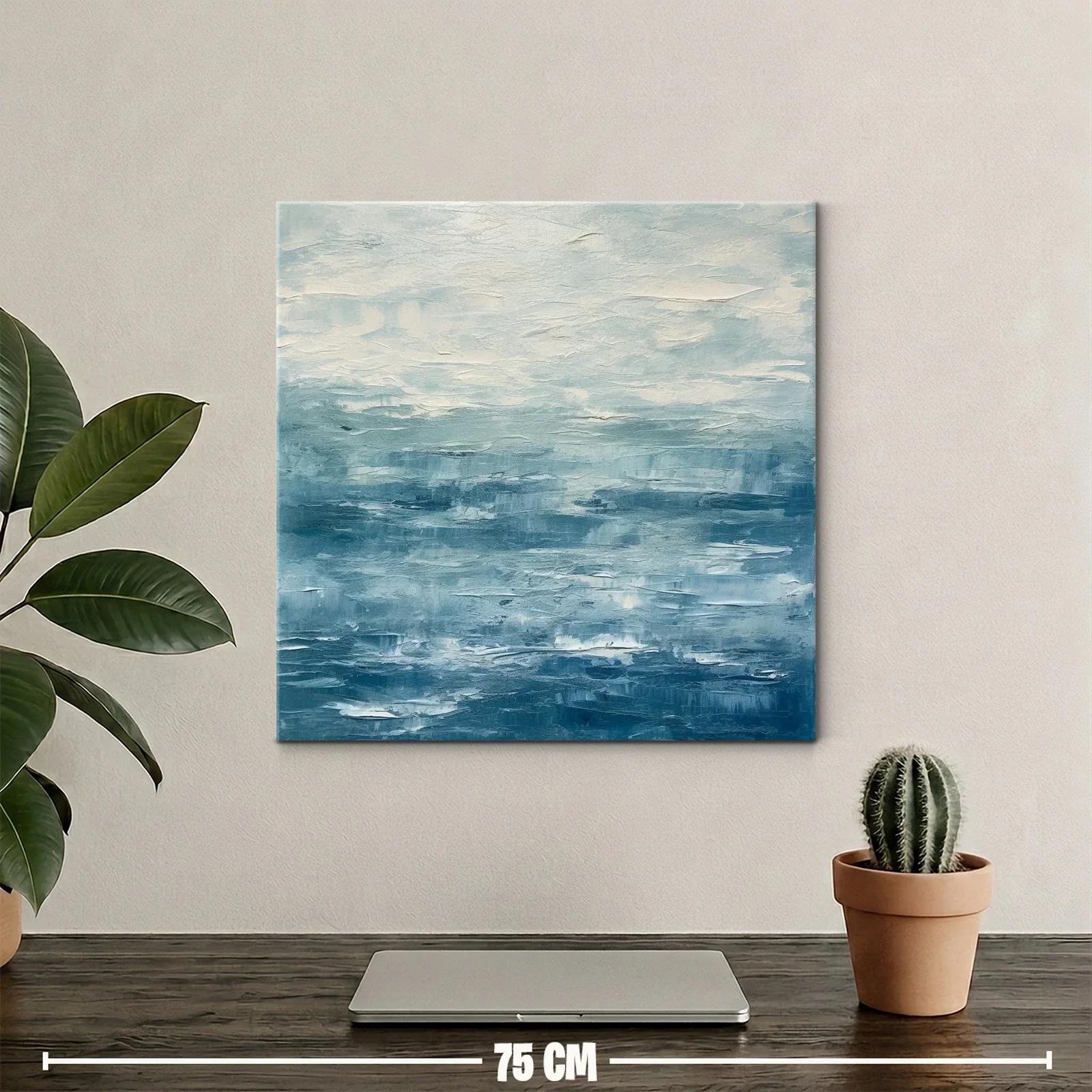 Calma y profundidad en tonos azules y blancos — miniatura 2