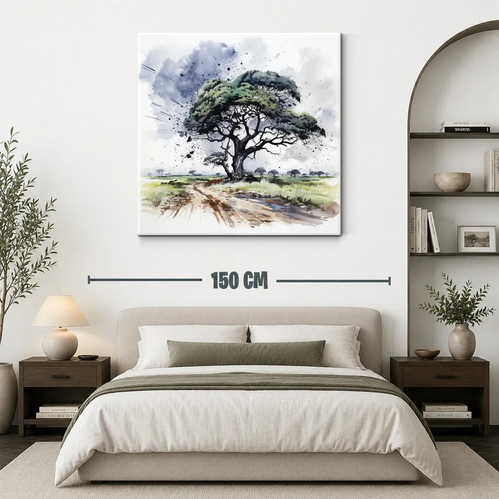 Árbol solitario en paisaje natural con efectos dinámicos — miniatura 3