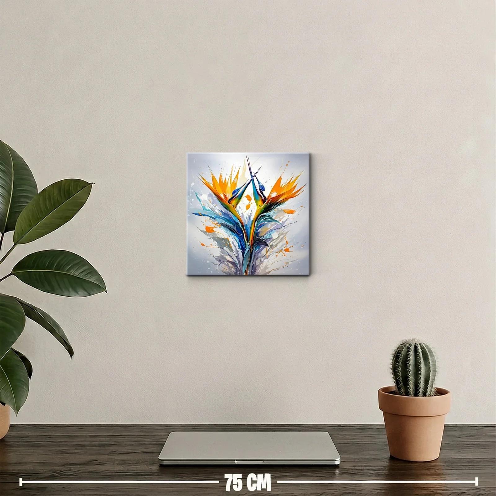 Danza vibrante de colores vivos y formas abstractas — miniatura 2