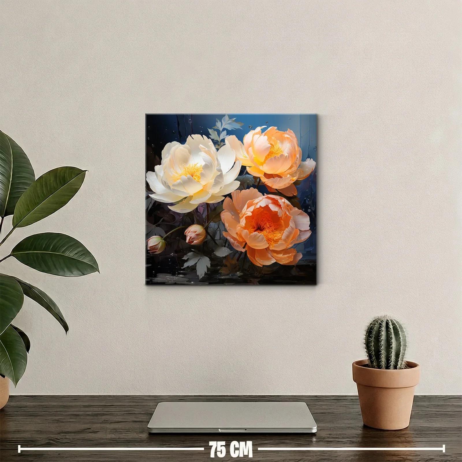 Elegancia floral en tonos cálidos y suaves — miniatura 2