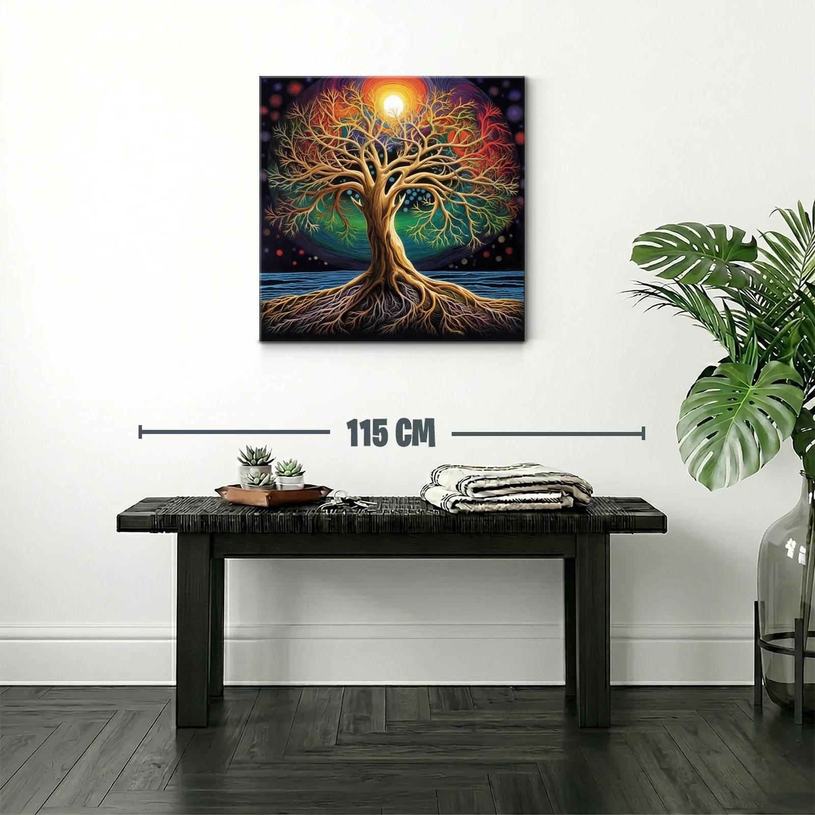 Árbol de la vida con energía vibrante y raíces expansivas — miniatura 2