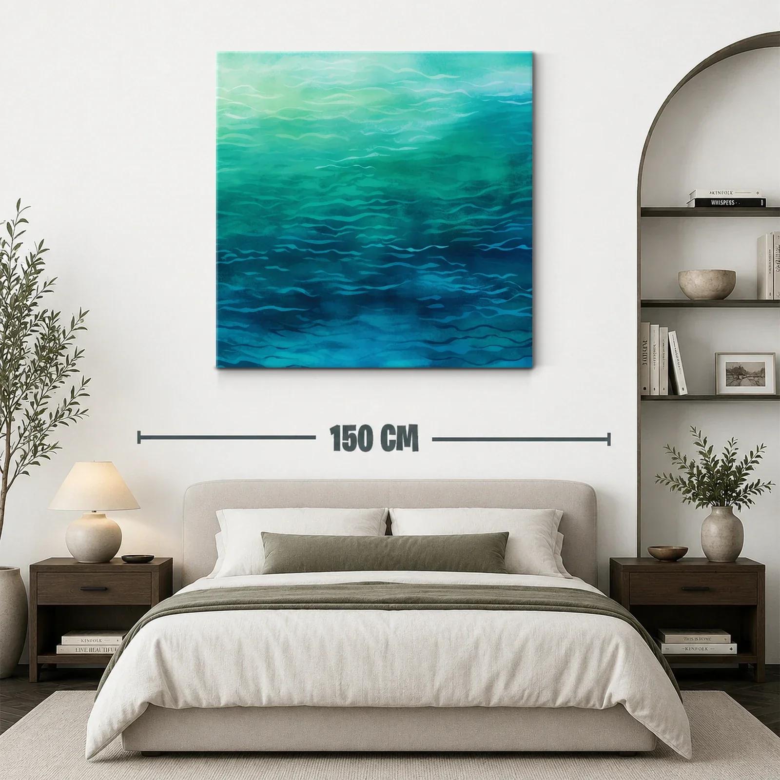 Travesía tranquila en tonos de azul y verde marino — miniatura 3